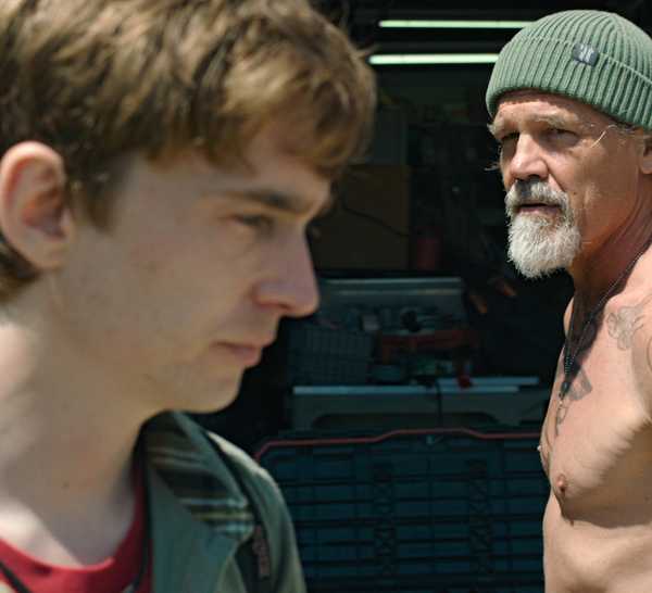 Austin Abrams and Josh Brolin in Whalefall