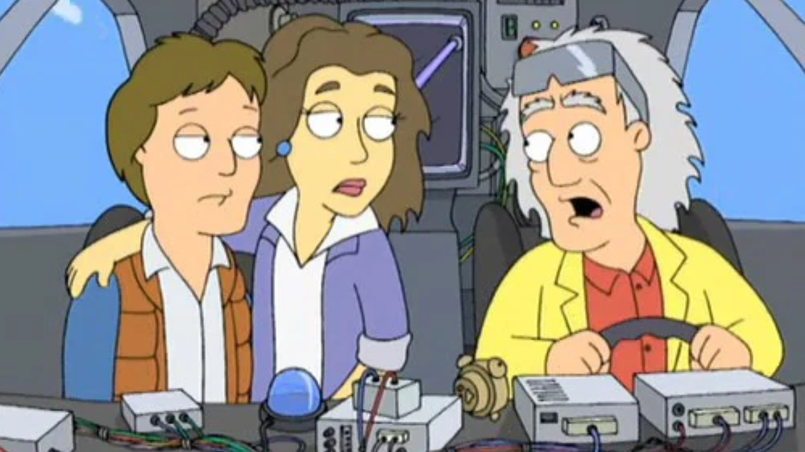 Back to the Future in Family Guy