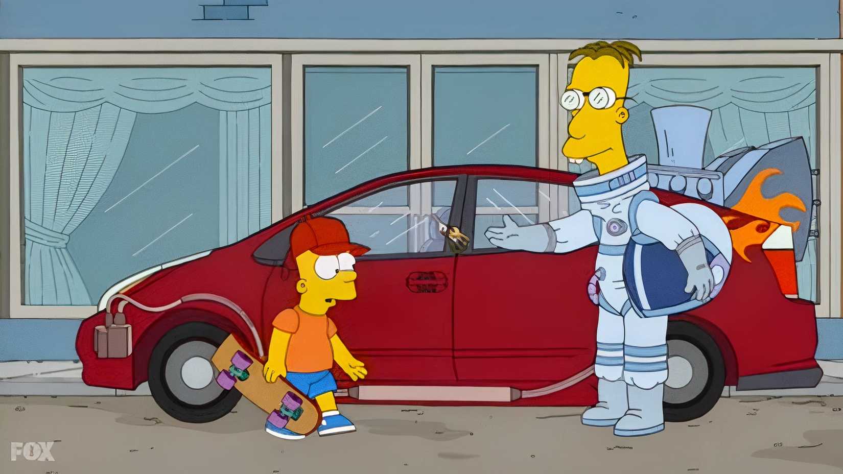 Back to the Future in The Simpsons