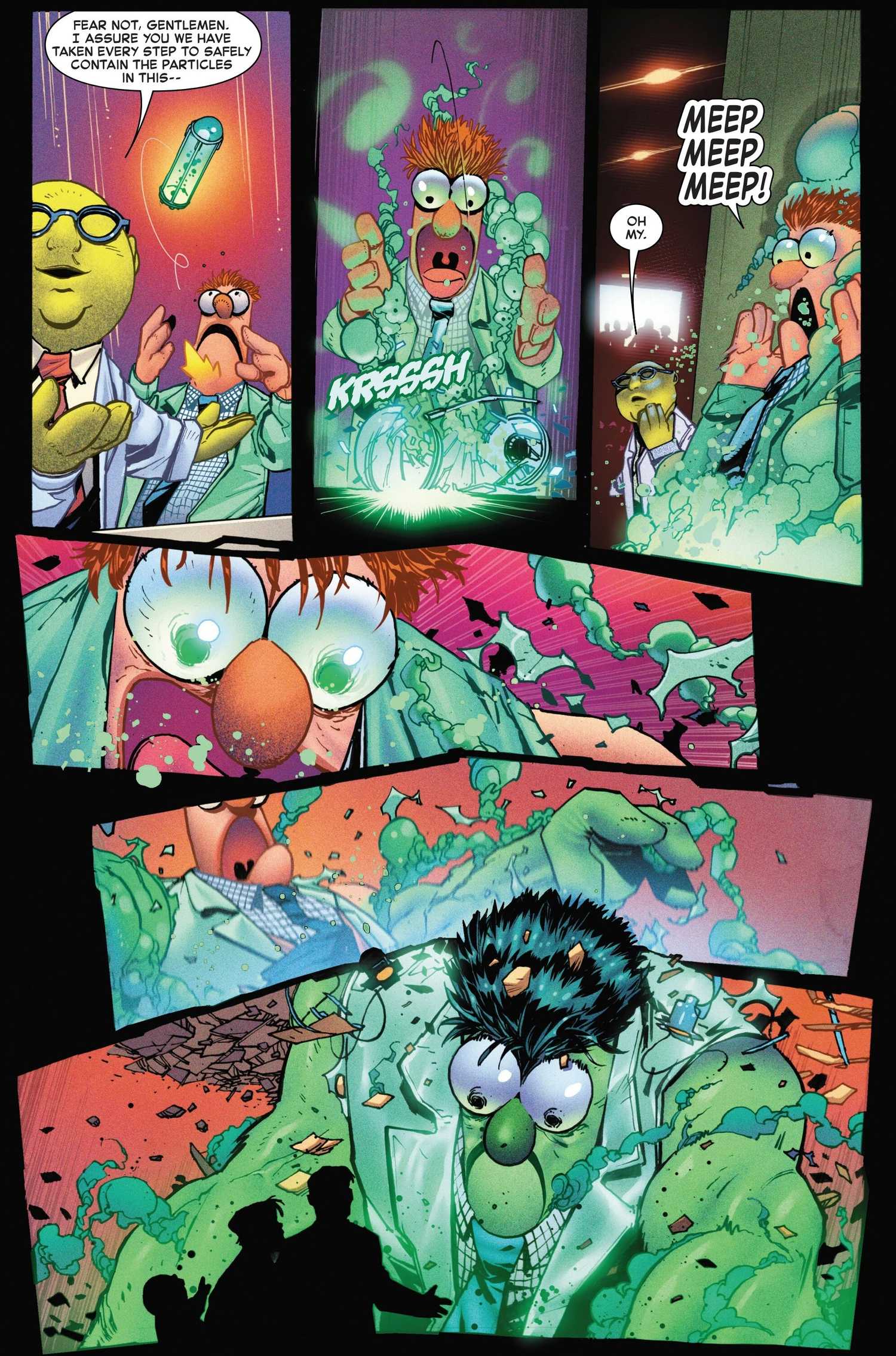 beaker becomes a giant hulk 2