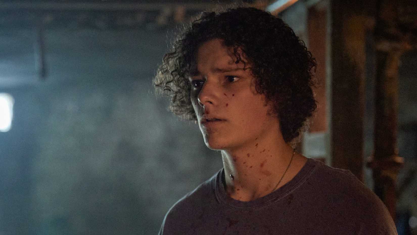 Ben looks upset while in the basement of his home in BBC's Inside Man