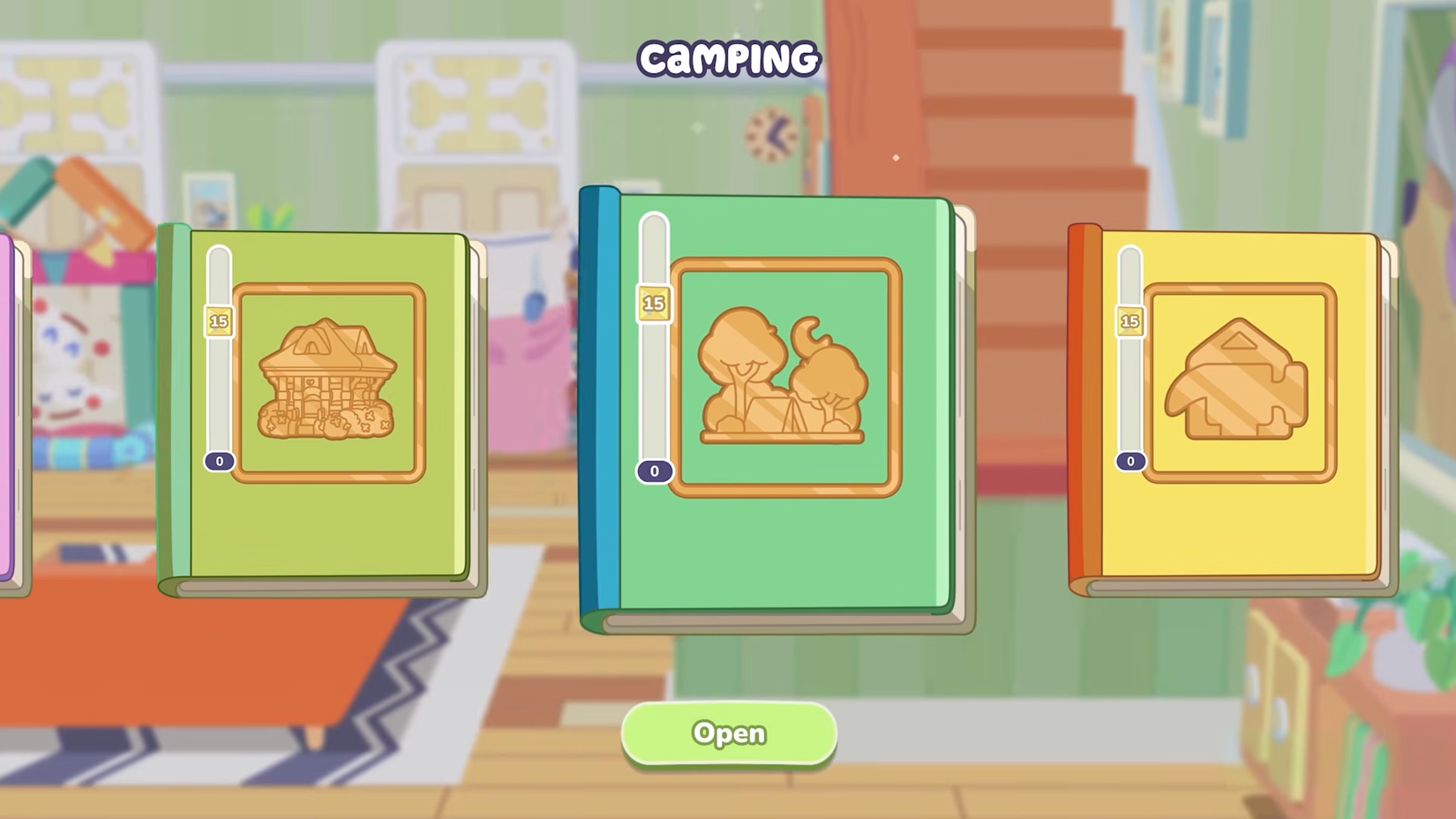 Bluey's Happy Snaps Level Select