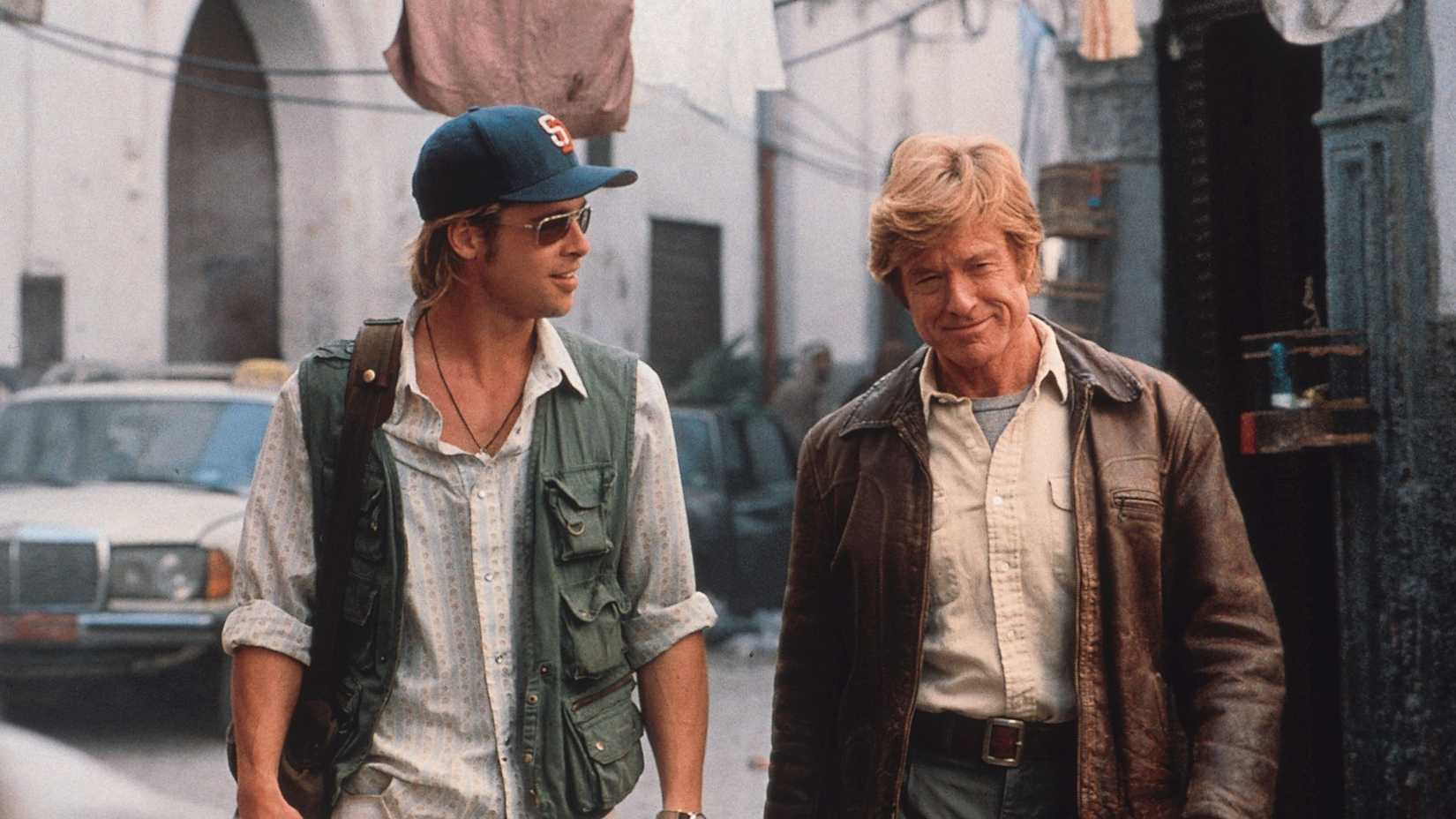 Brad Pitt and Robert Redford in Spy Game