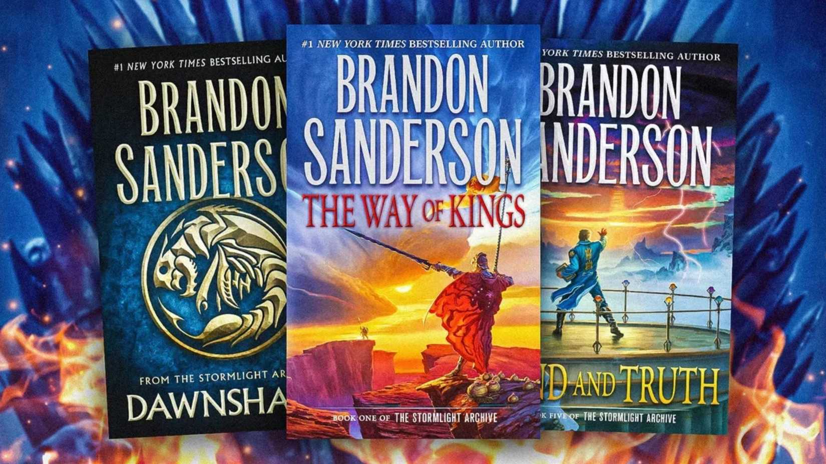 Brandon Sanderson The Stormlight Archive series