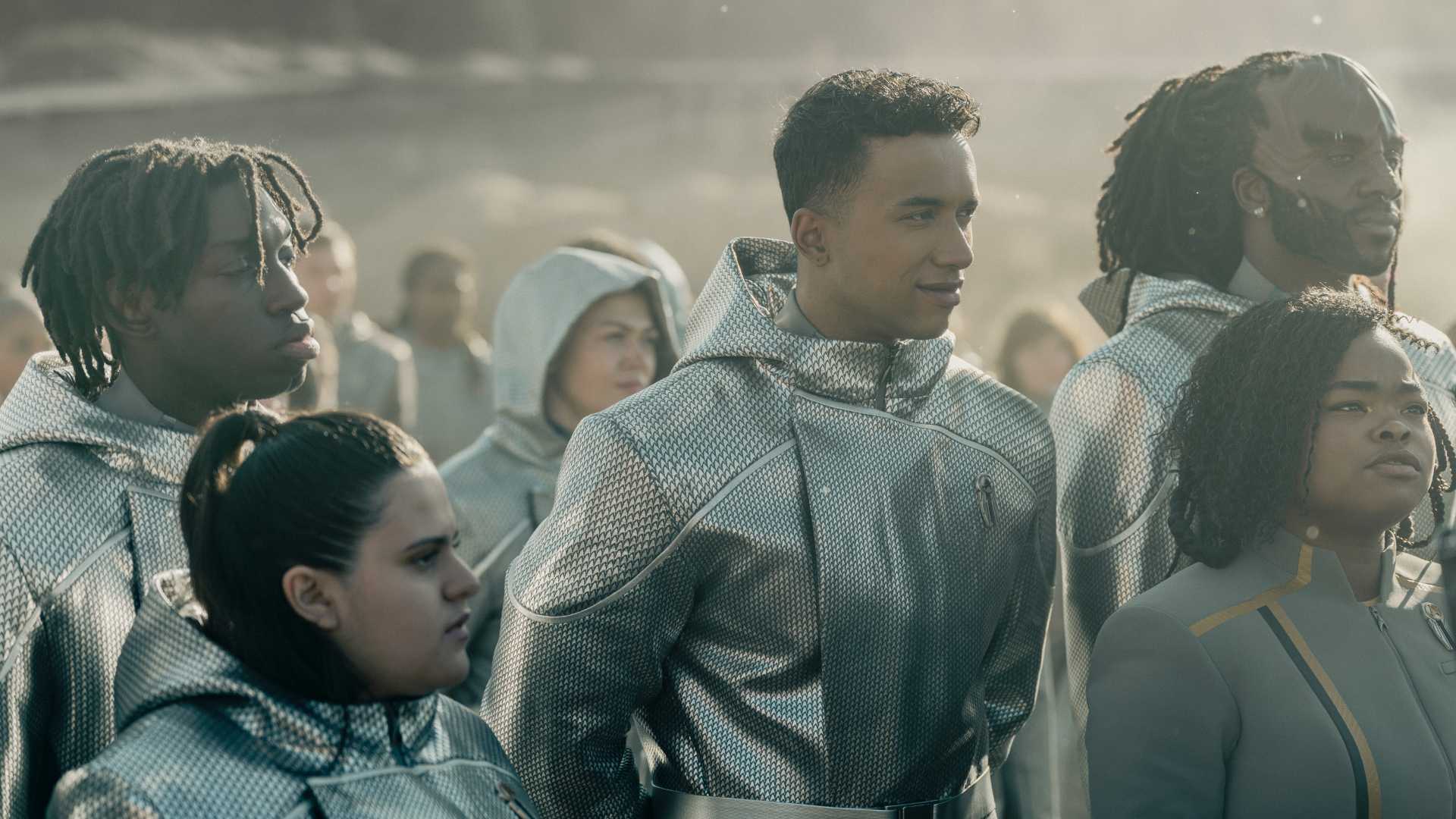 Caleb and Cadets in Starfleet Academy season 2