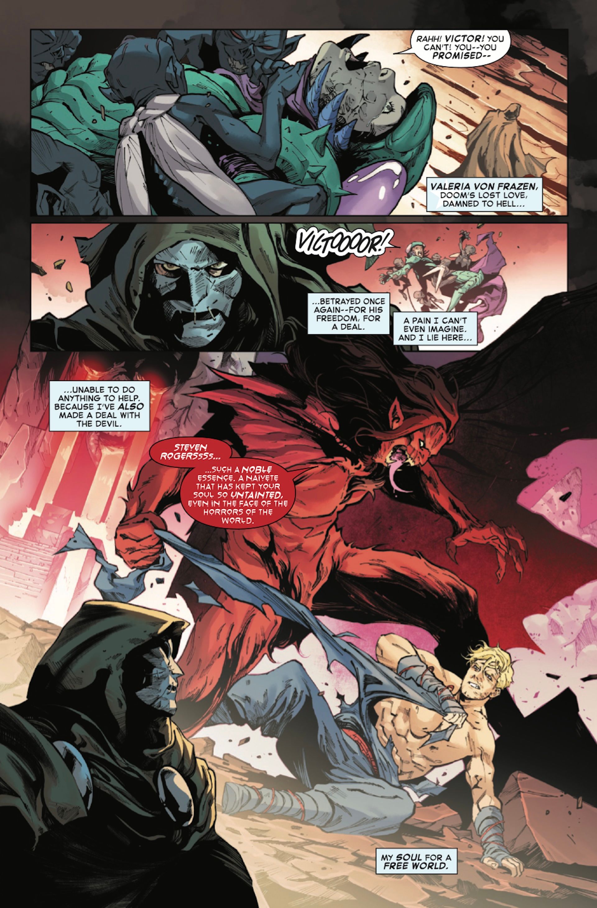 captain-america-16-page-2 Captain America Just Got An Impressive Power-Up Thanks To Doctor Doom