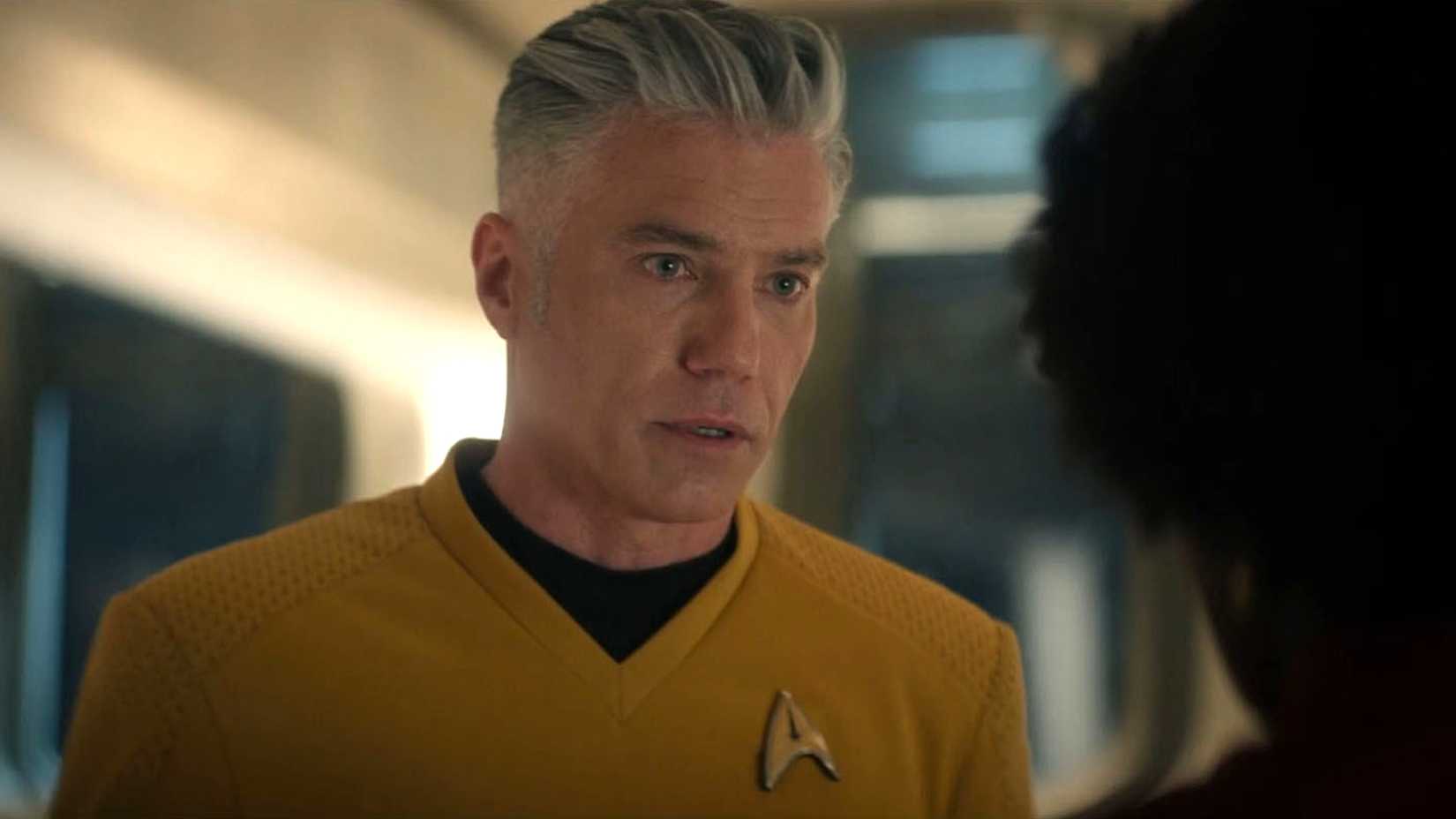 Captain PIke promotes Uhura