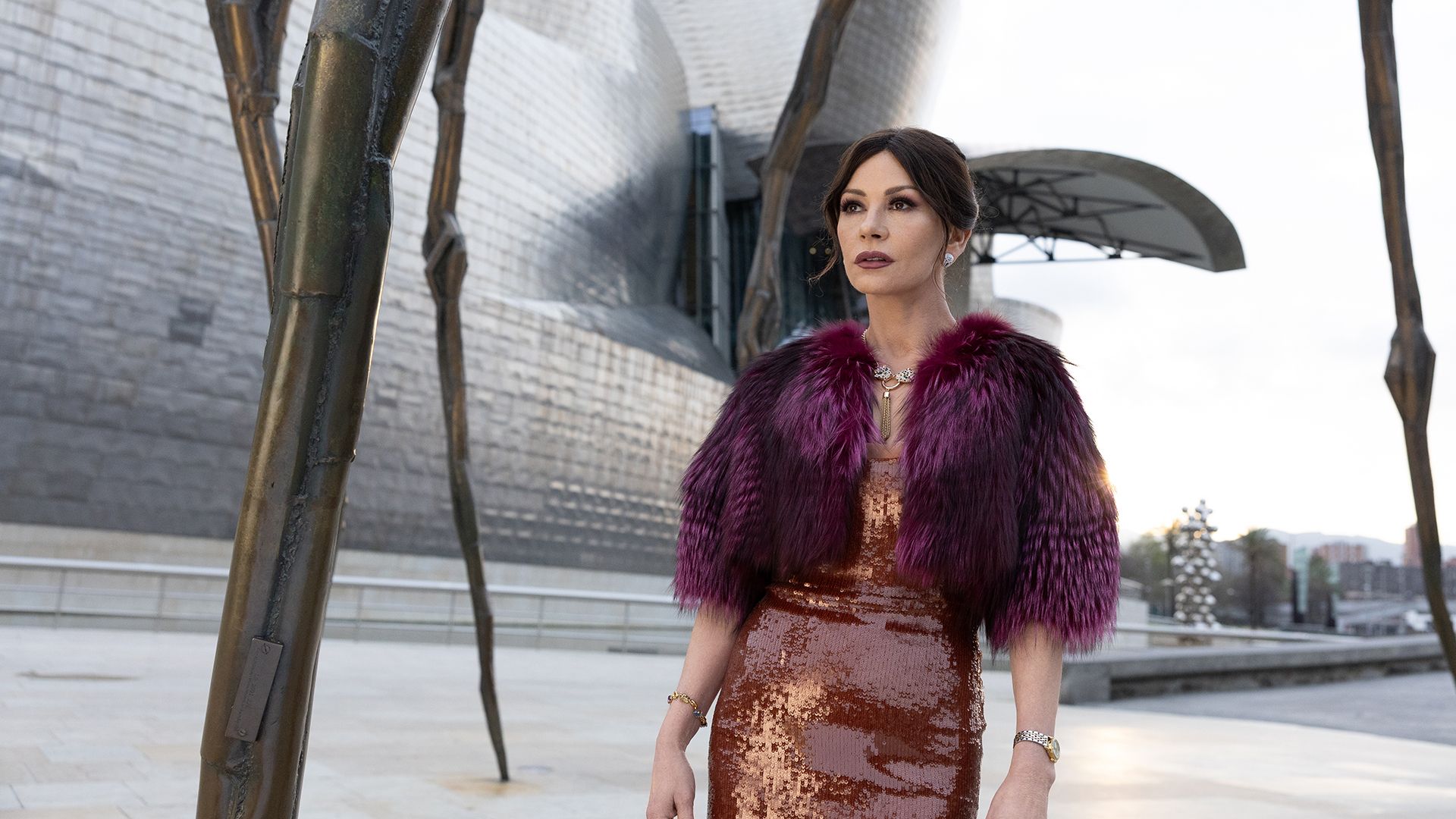 Catherine Zeta-Jones' Life Is Literally Blowing Up In Kill Jackie Clip