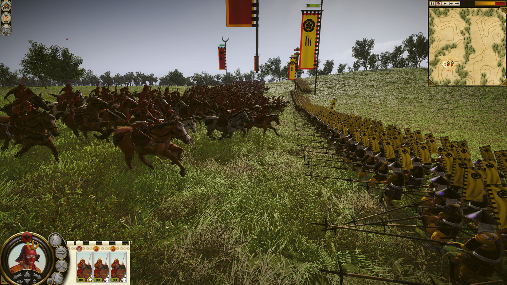 Cavalry Charging Spears