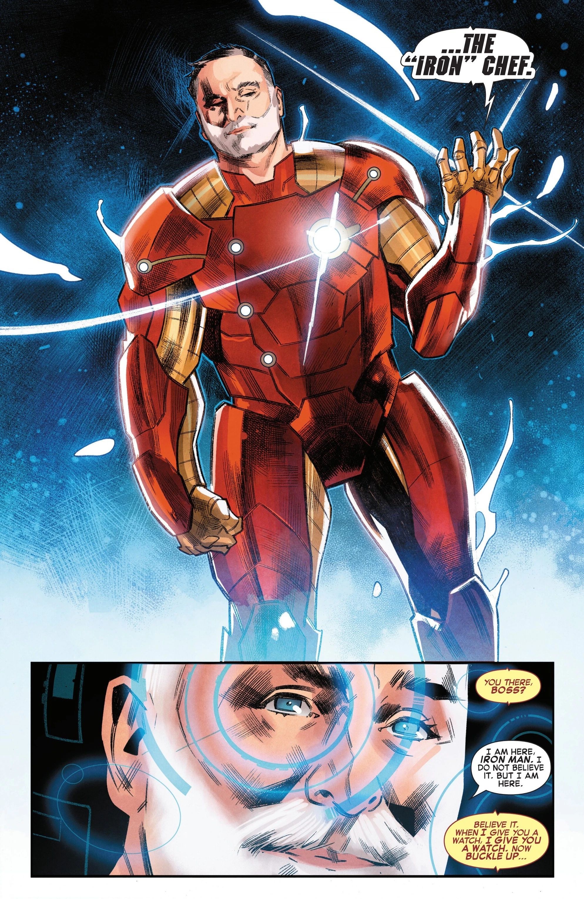 Chef José Andrés becomes Iron Man's successor the Iron Chef in Avengers Meals to Astonish