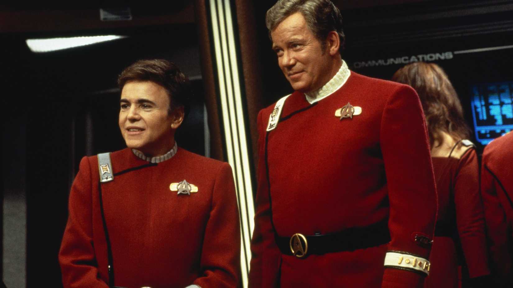 Chekov and Kirk in Star Trek Generations
