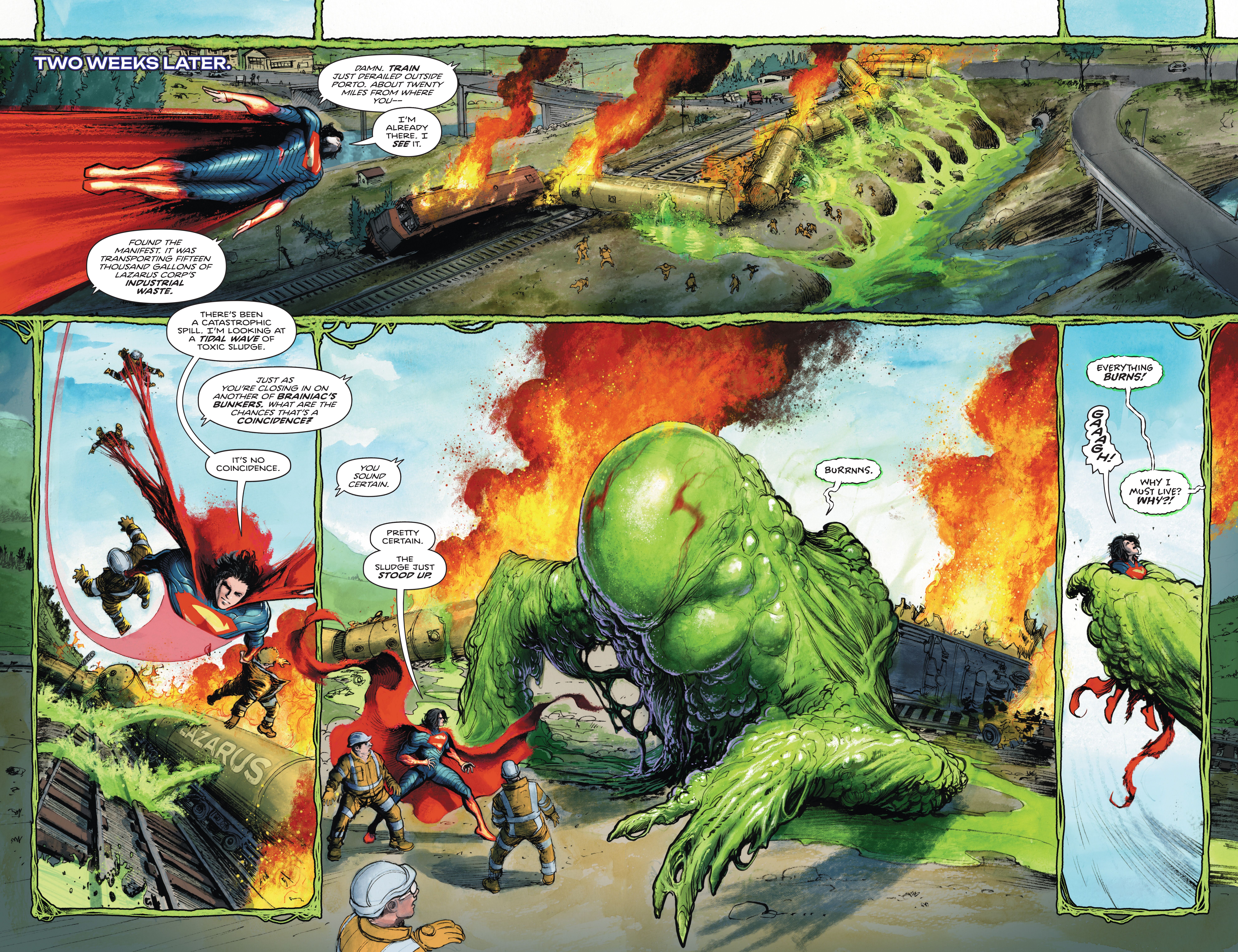 Chemo attacks in Absolute Superman #24