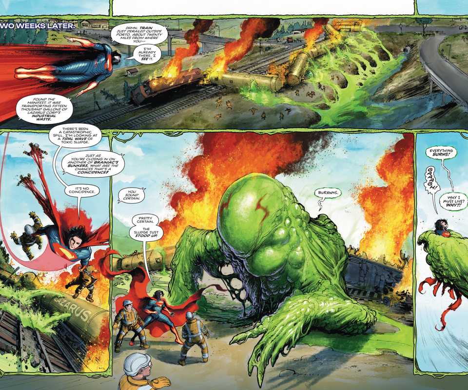Chemo attacks in Absolute Superman #24