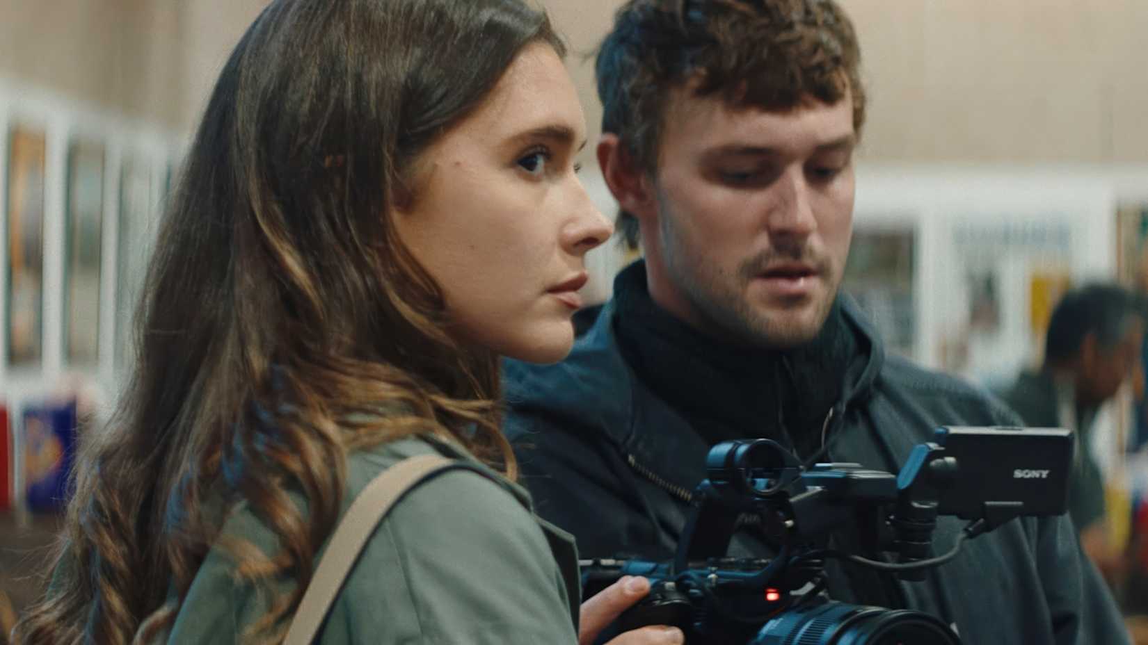 Chiara King and a cameraman in The Influencer Project