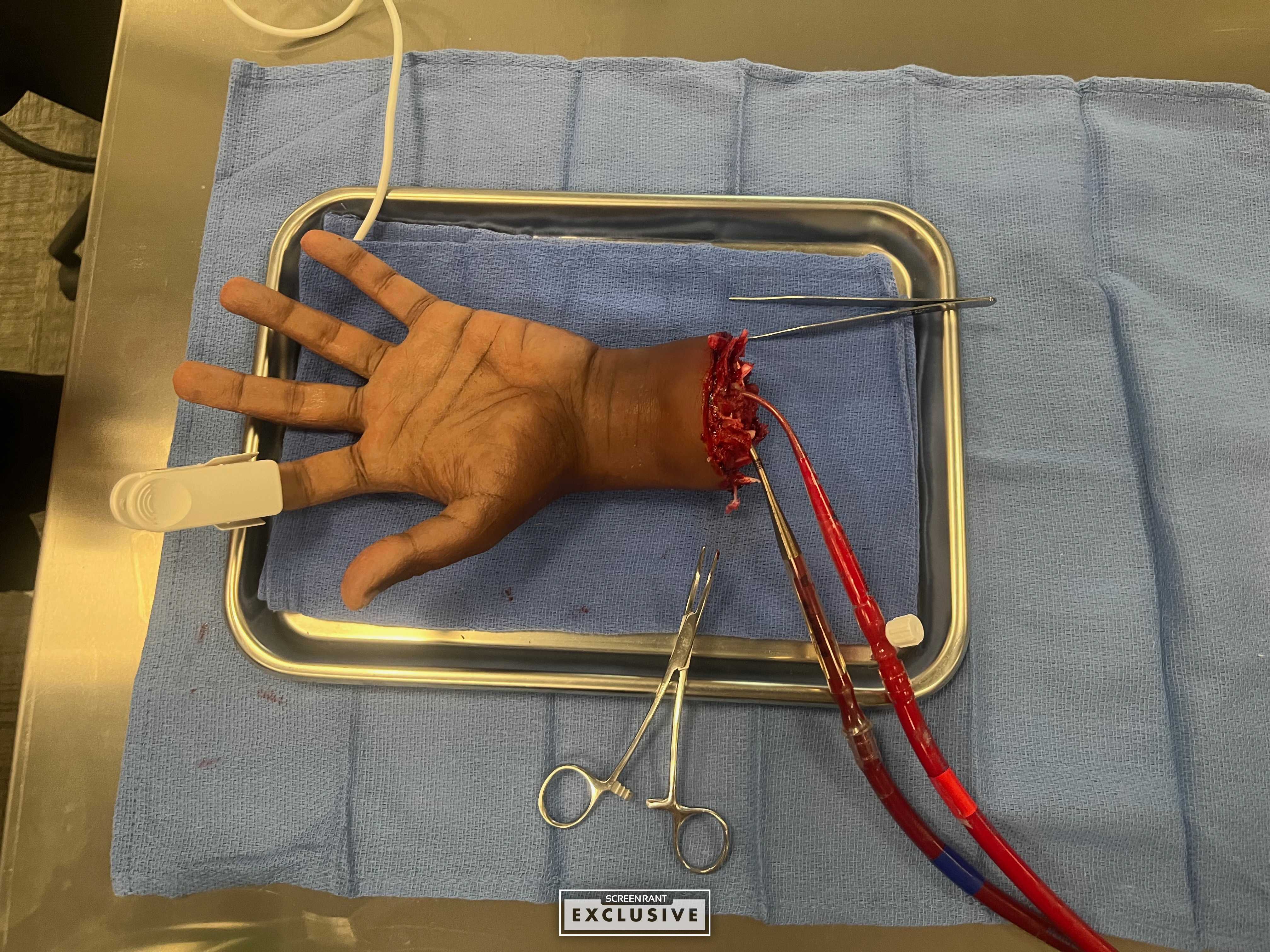 Chicago Med Severed Hand Prop SCREENRANT EXCLUSIVE