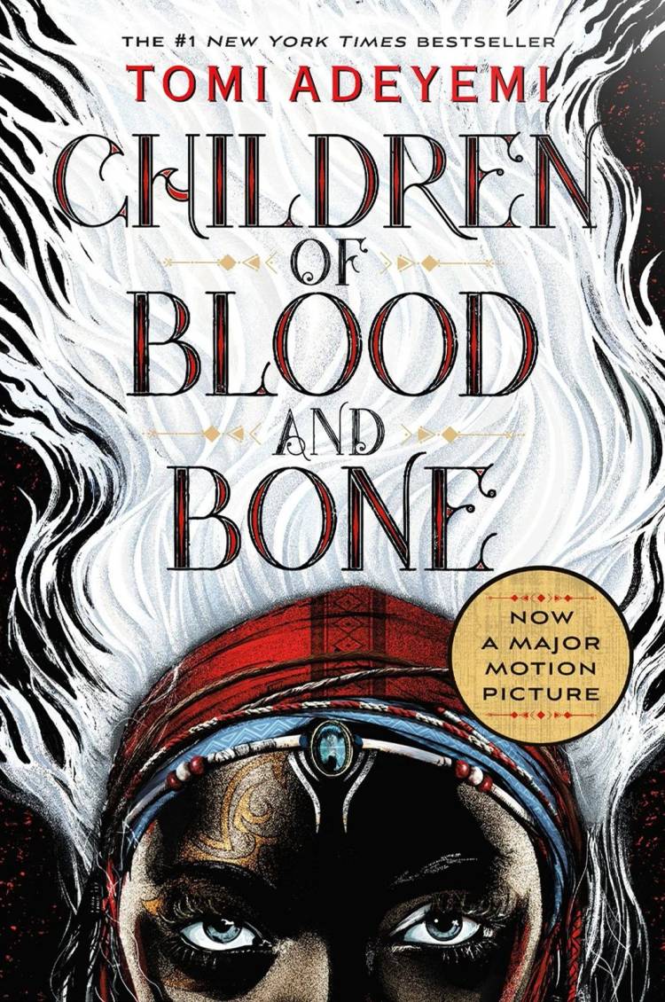 The cover of Children of Blood and Bone by Tomi Adeyemi