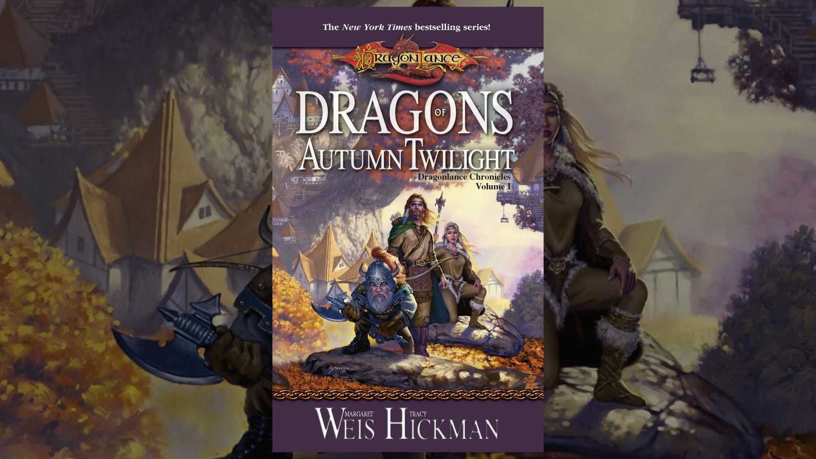 Cover of Dragons of Autumn Twilight from the Dragonlance Chronicles by Weis and Hickman