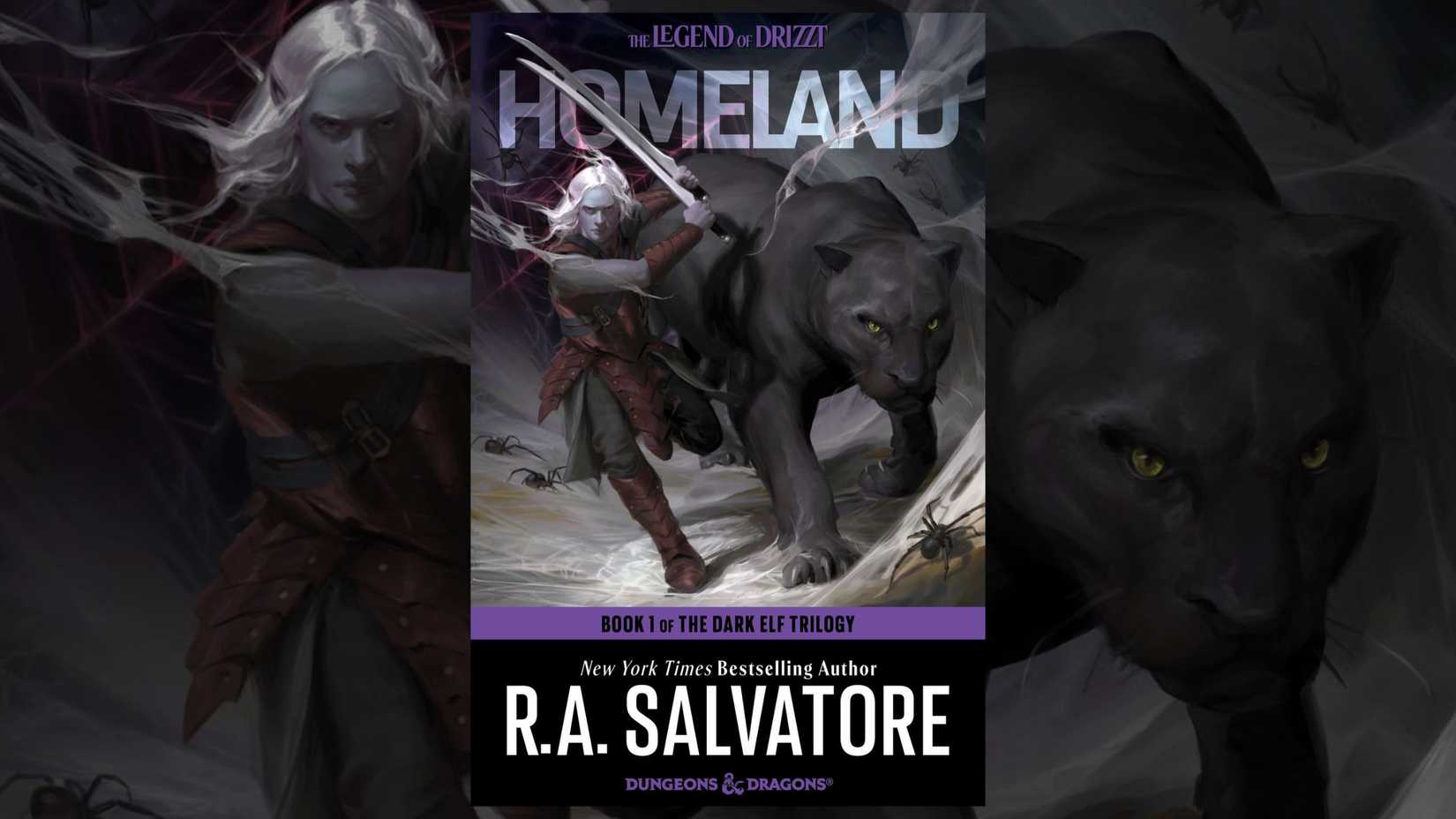 Cover of Homeland book from The Legend of Drizzt by RA Salvatore