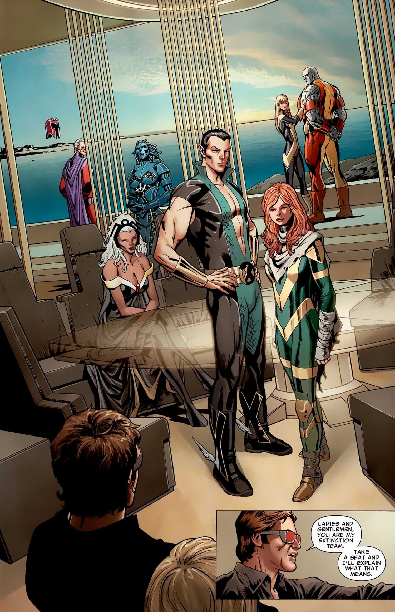 cyclops readies the extinction team