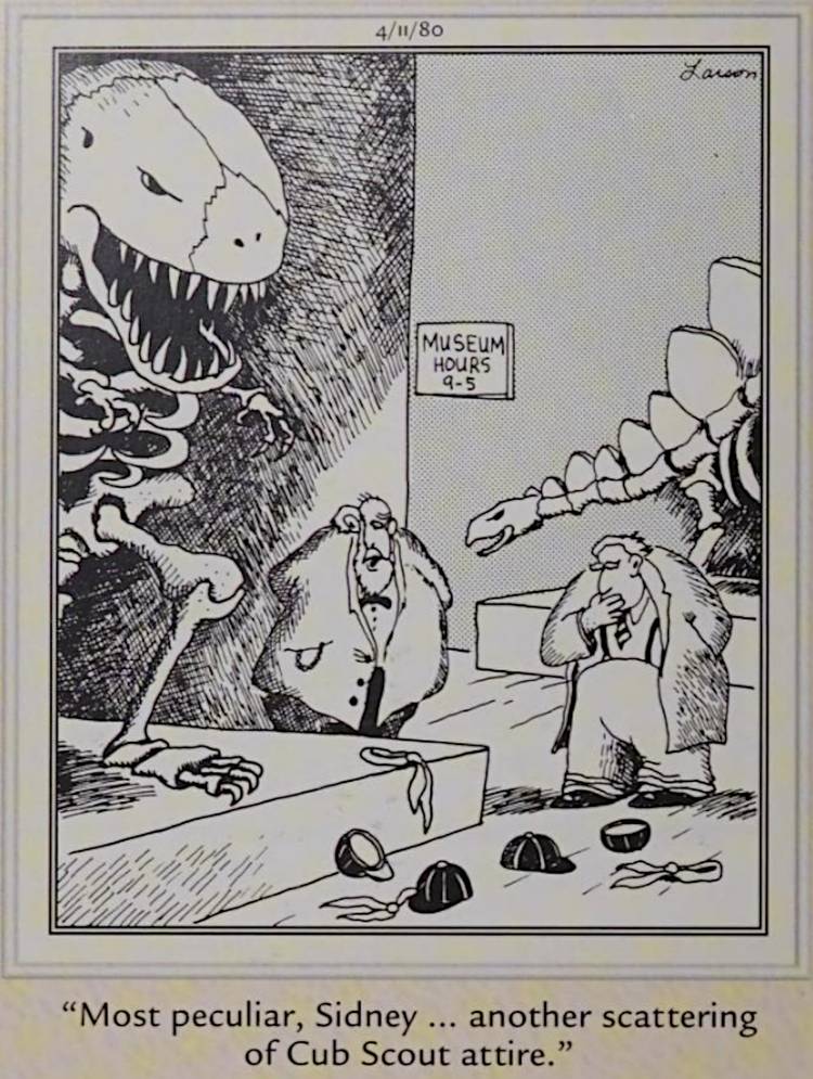 Darkest Far Side Comic Strips April 11, 1980