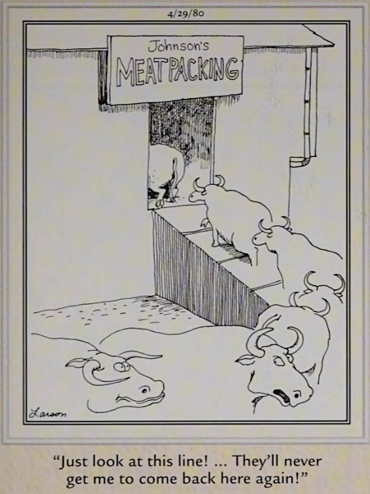 Darkest Far Side Comic Strips April 29, 1980