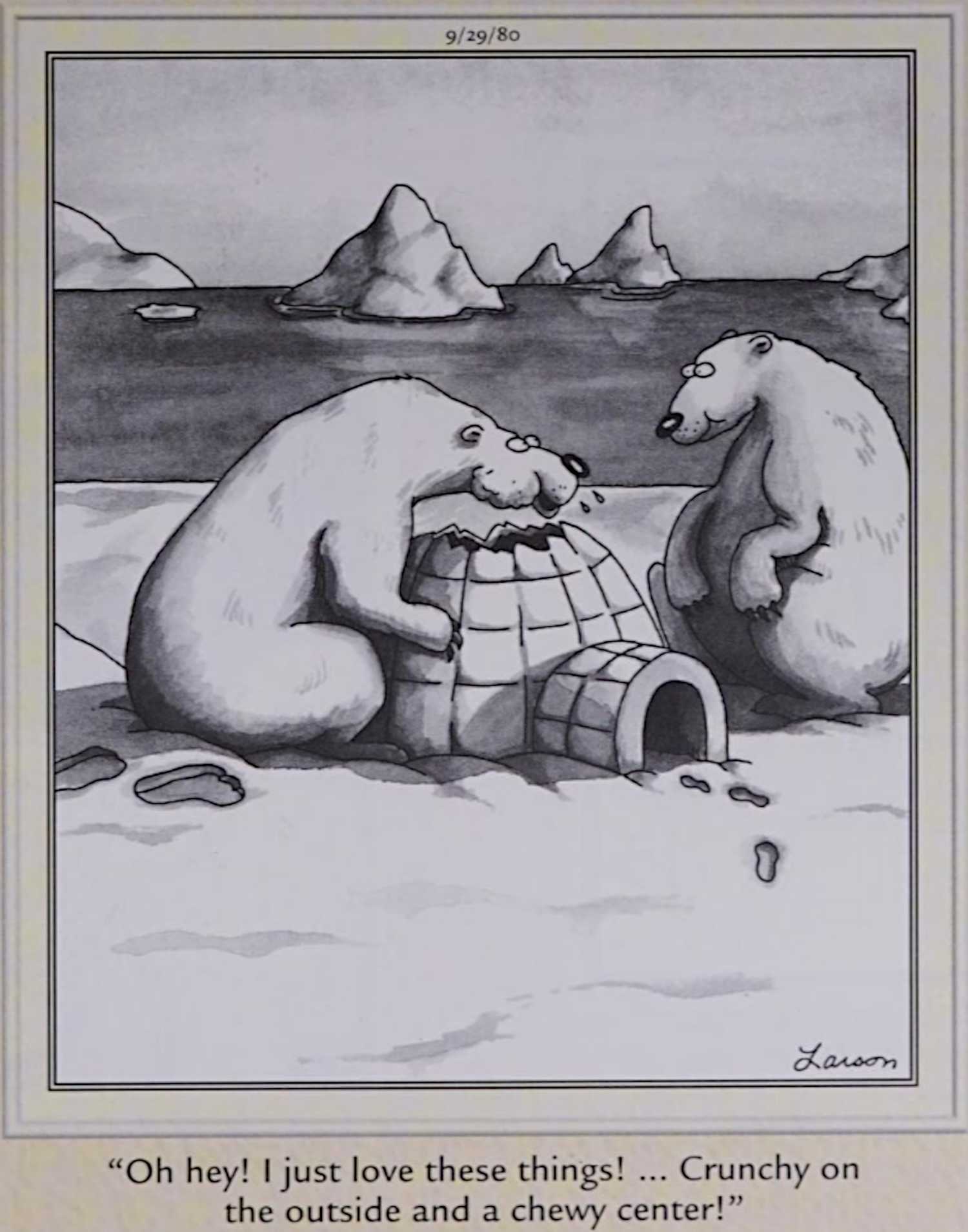 Darkest Far Side Comic Strips September 29, 1980
