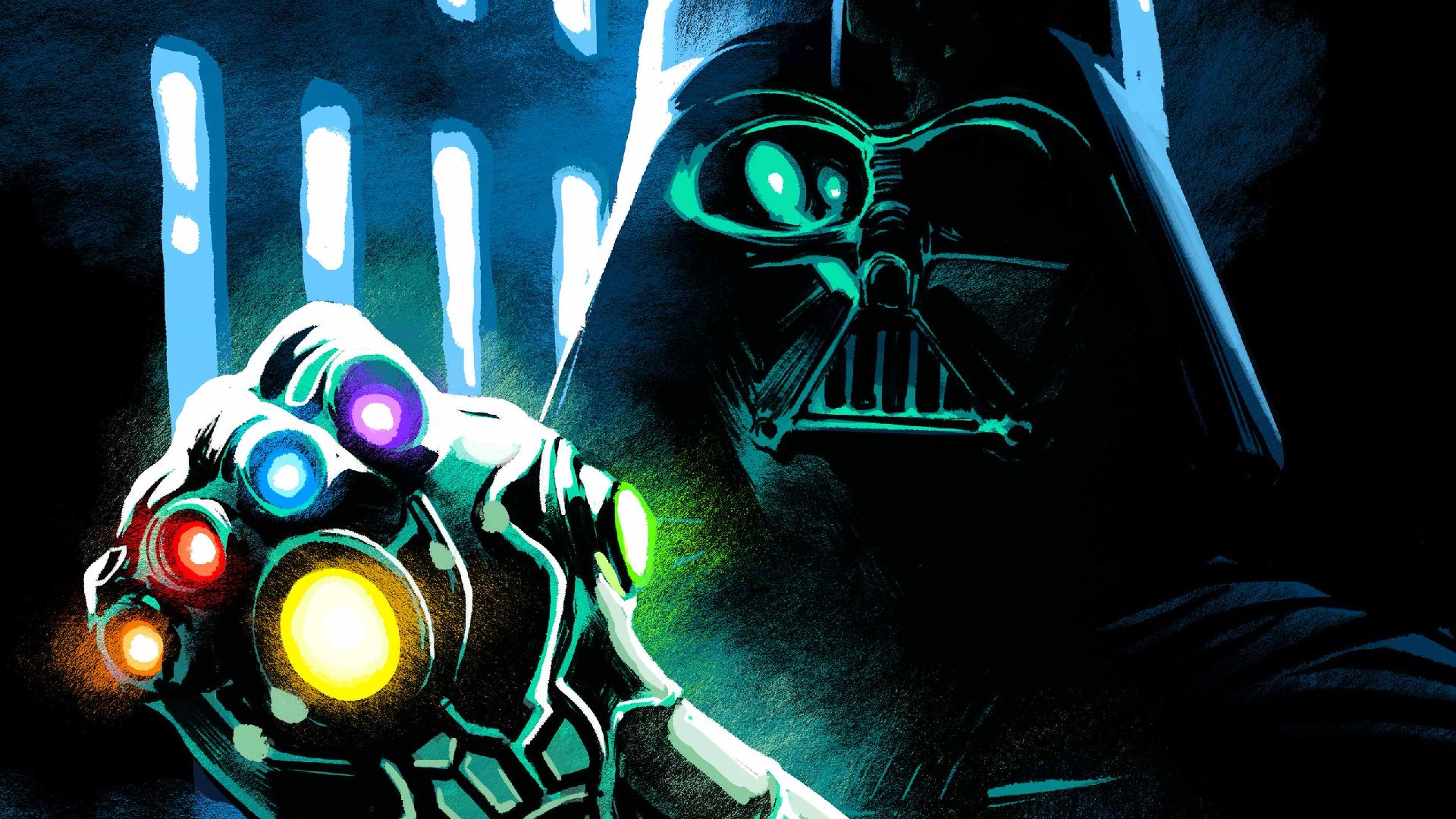 Disney Releases First Official Image of Darth Vader Claiming Infinity Gauntlet image
