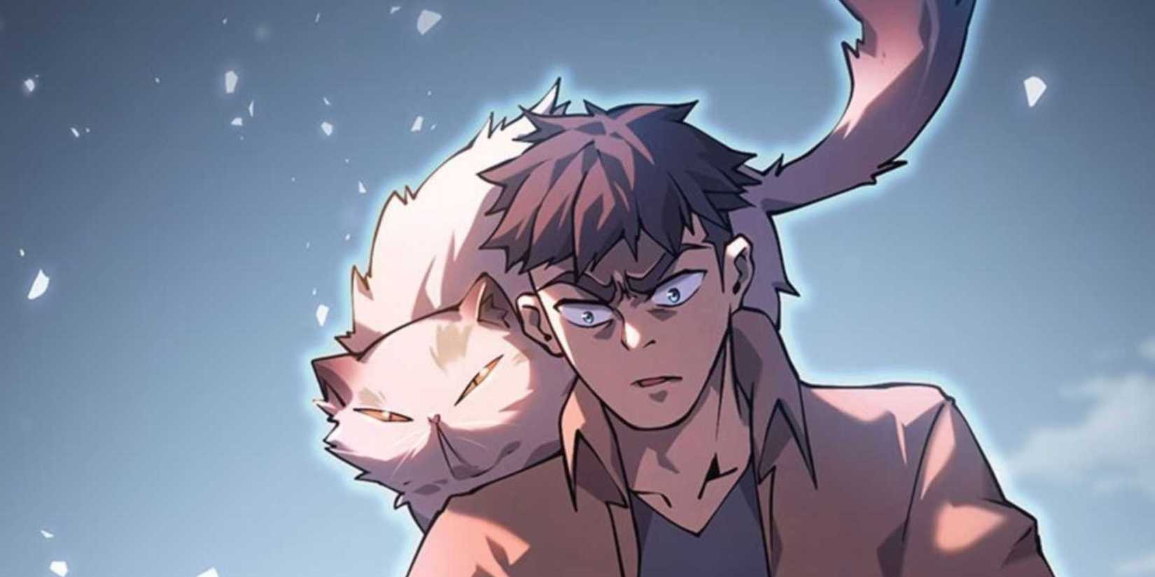 Donut looking furious in the Dungeon Crawler Carl webtoon