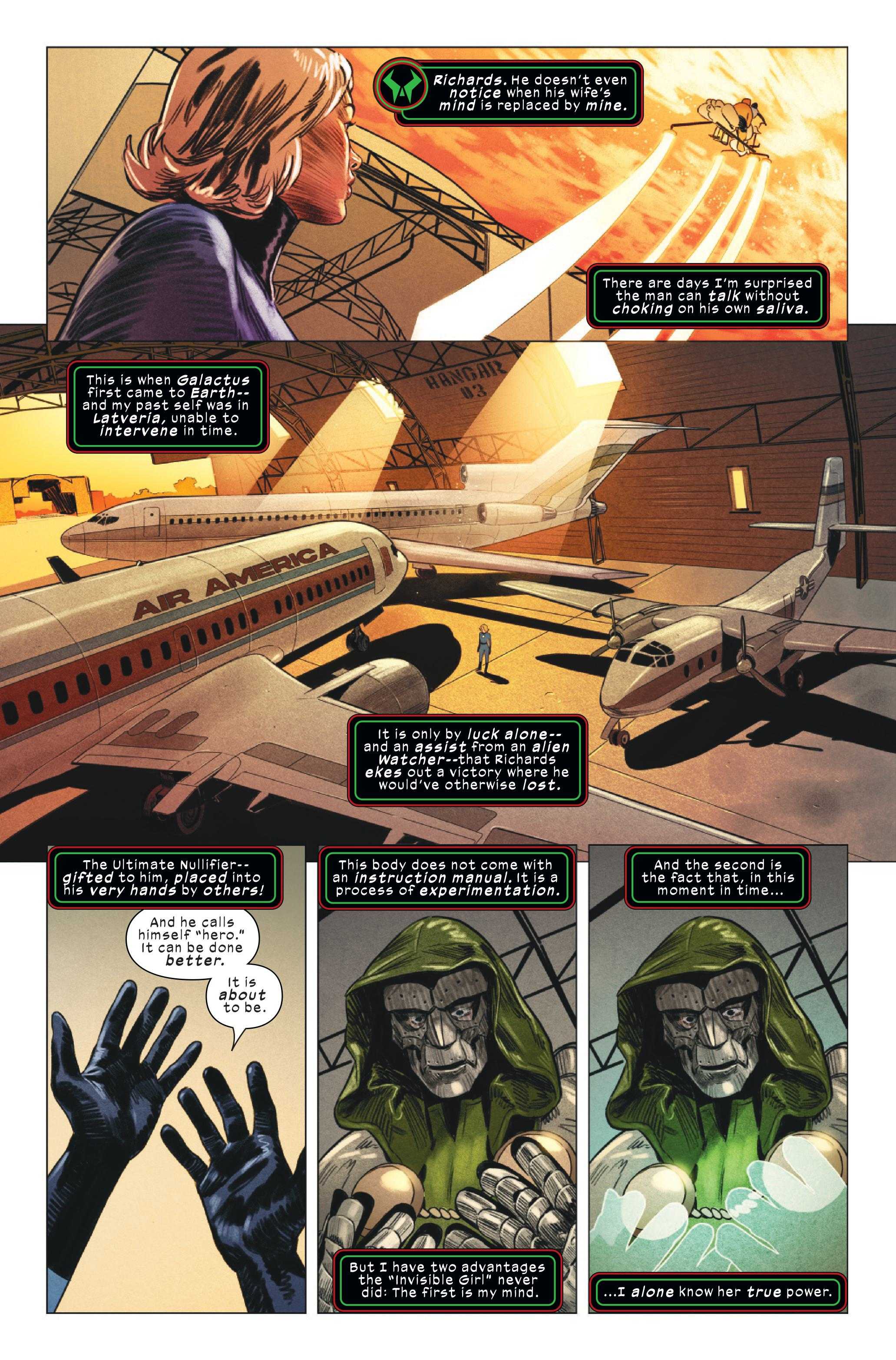 Marvel Invisible Power Doctor Doom Just Showed Up The Fantastic Four's Most Powerful Member