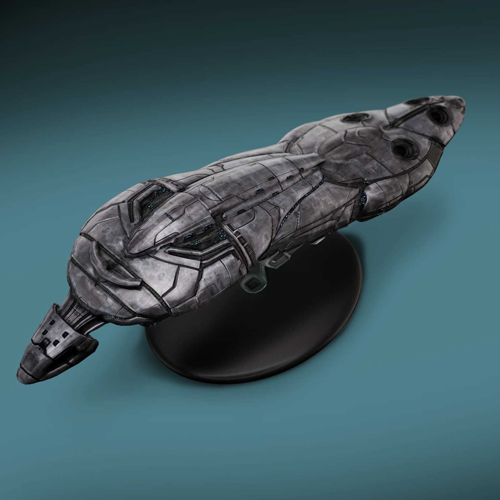 Image shows the Mass Effect Geth Dreadnought Die-Cast Replica