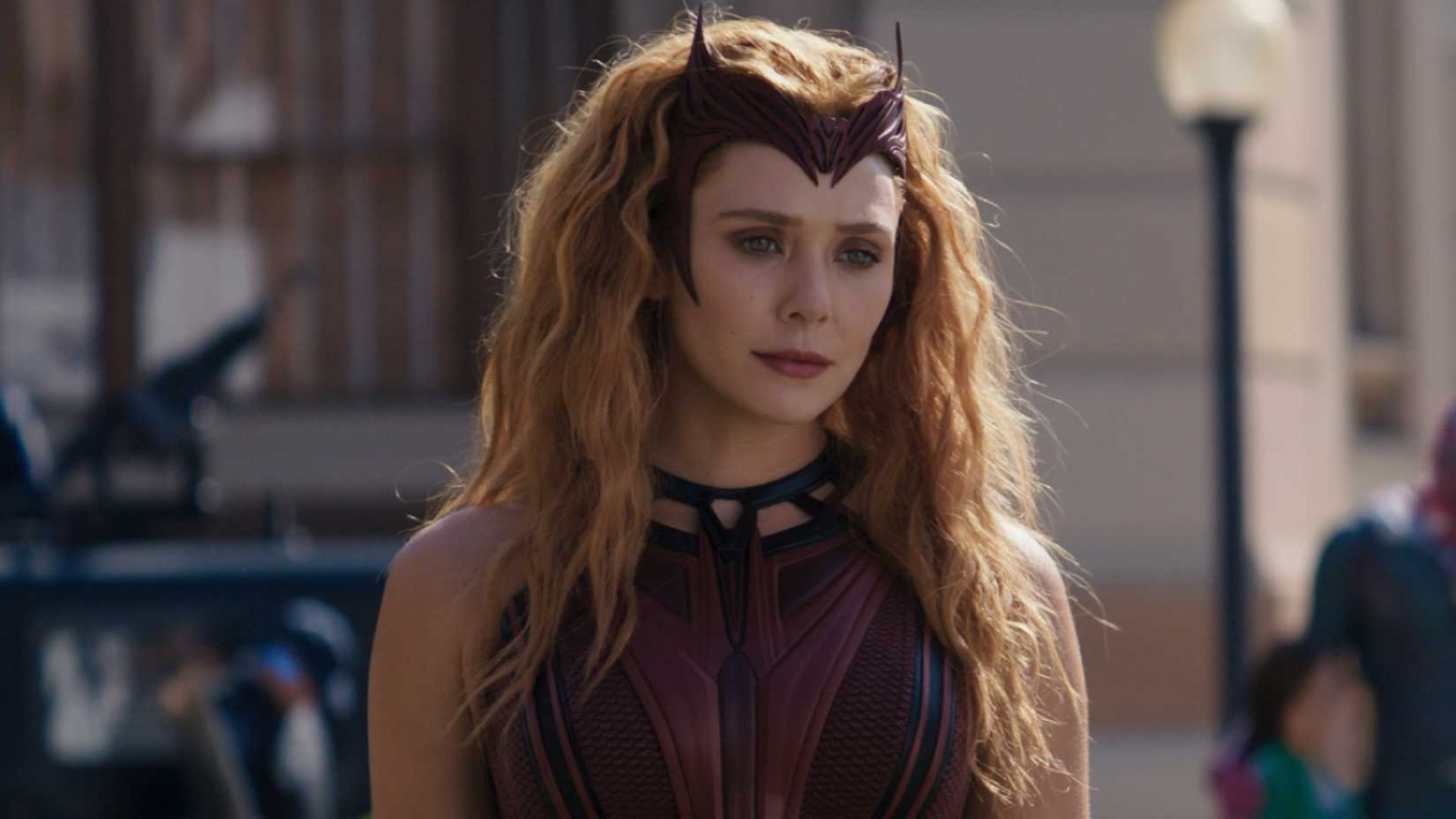 Elizabeth Olsen in the WandaVision series finale