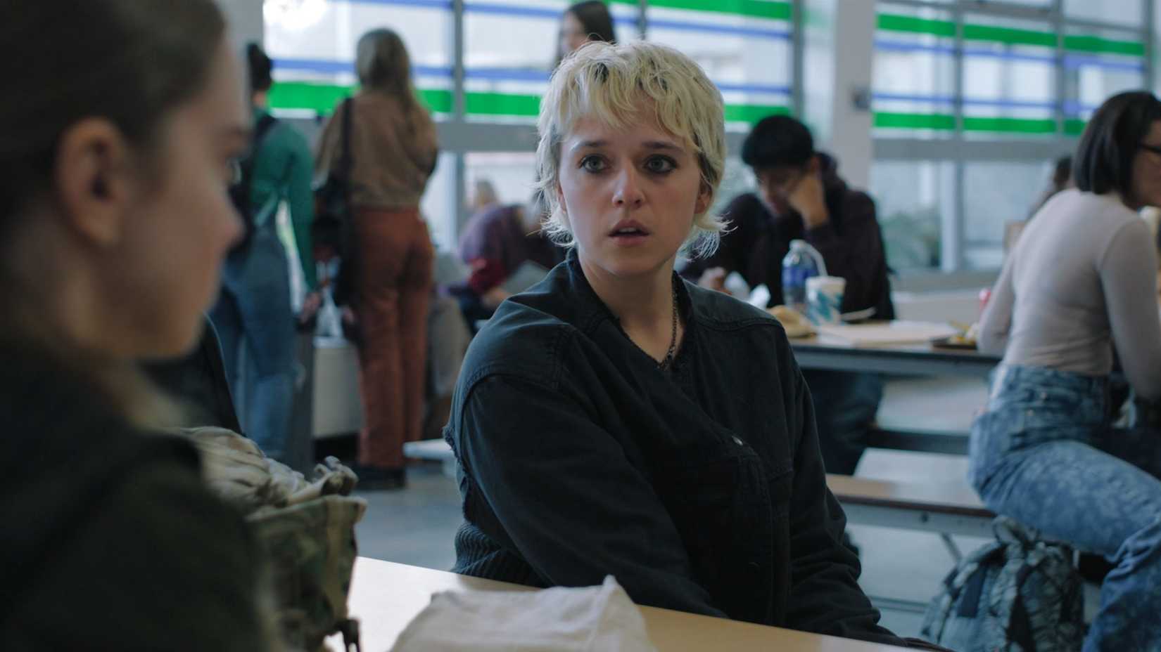 Emaline looks shocked at Carrie in Prime Video's Carrie