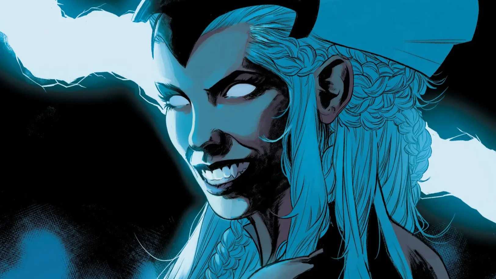 Empyre queen Storm smiles in Midnight X-Men #1