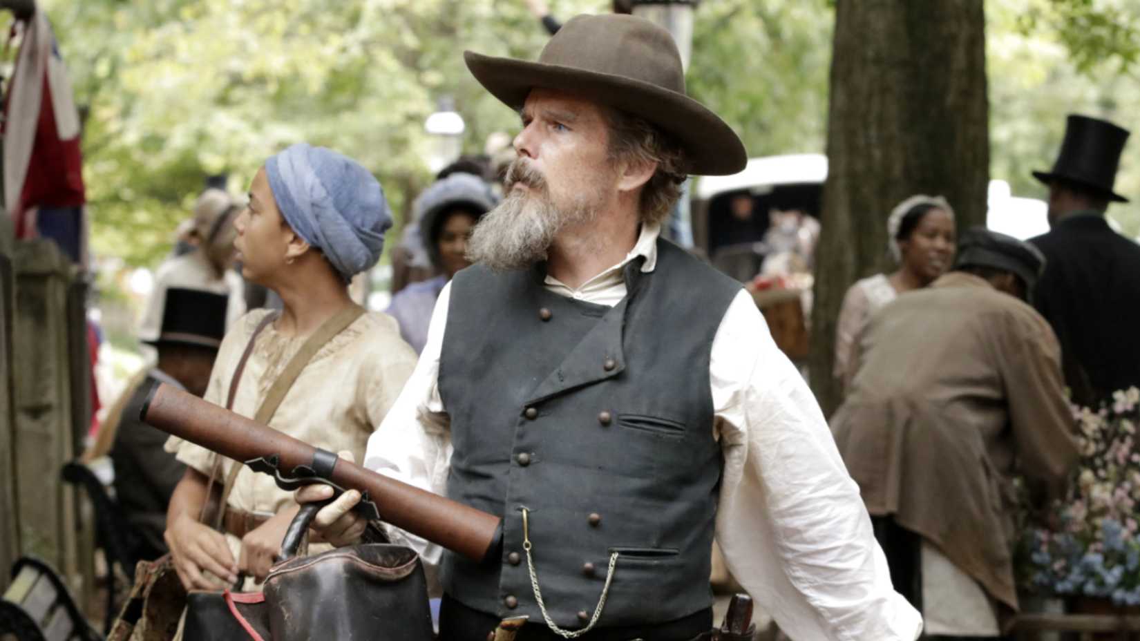 Ethan Hawke portays John Brown in Showtime's The Good Lord Bird.