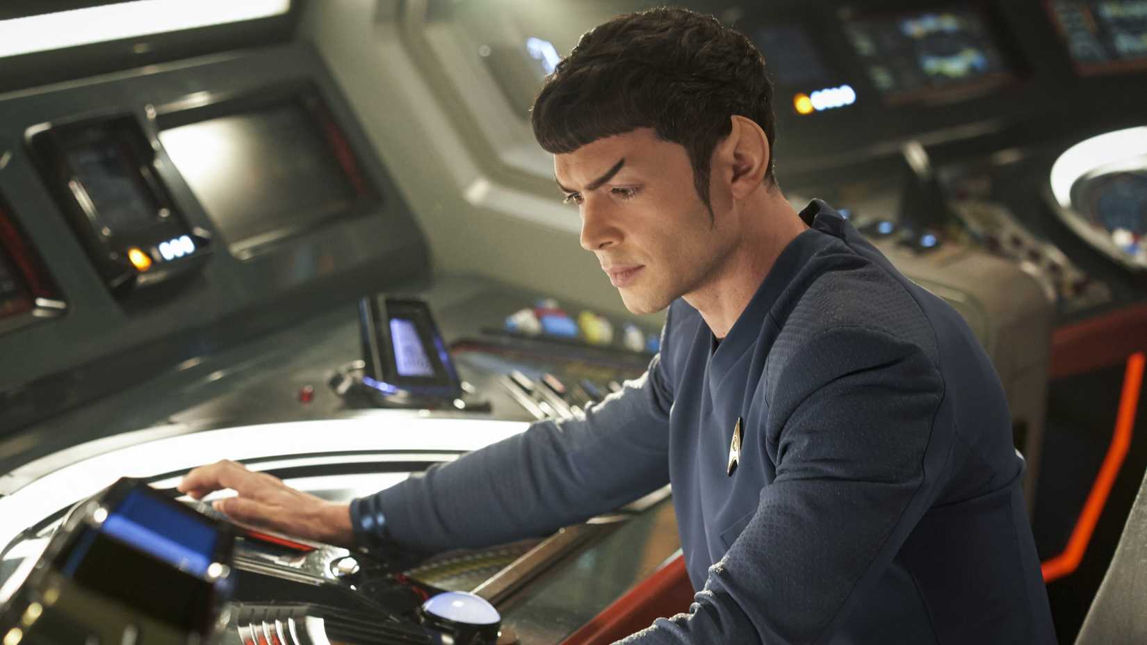 Ethan Peck stars as Spock in Star Trek: Strange New Worlds.