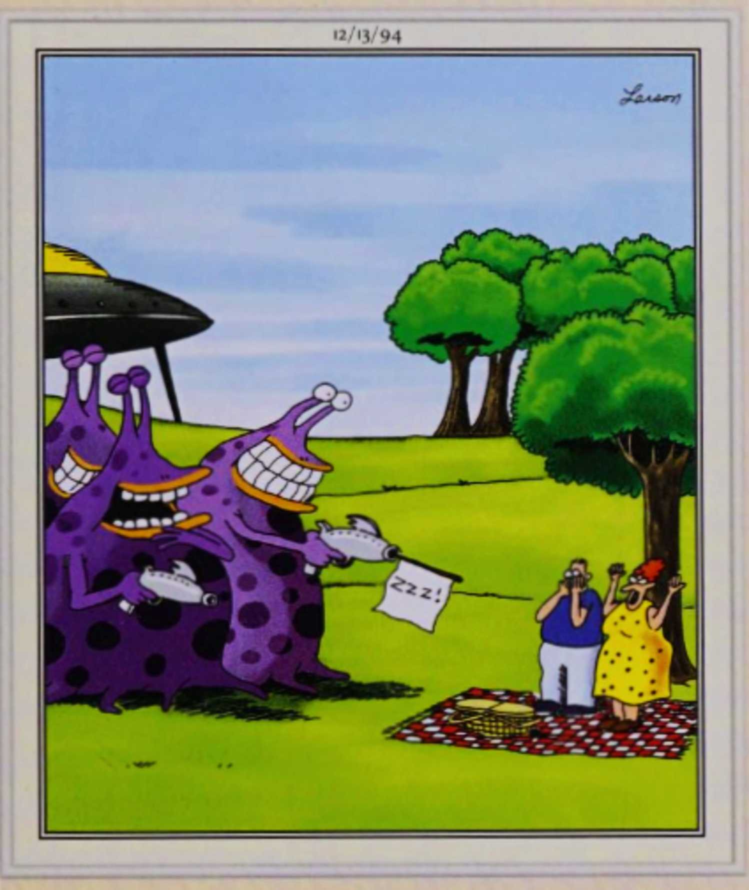 7 Flawless Far Side Comics About Alien Invasions