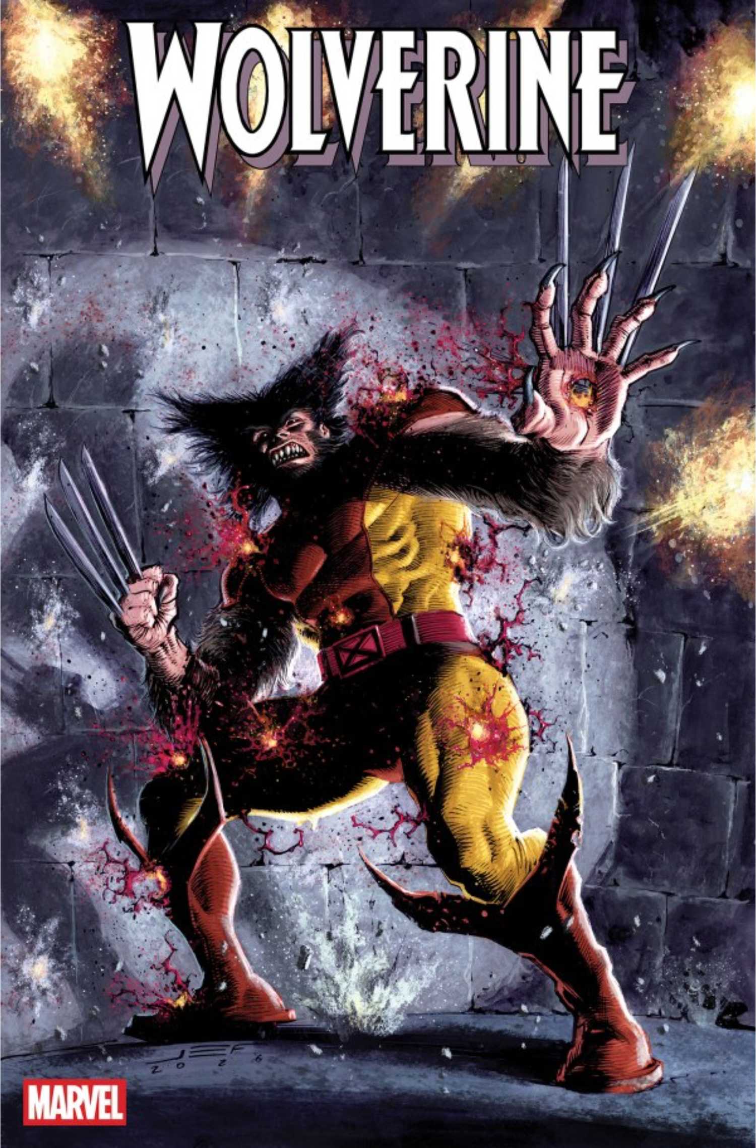 Feral Wolverine With Extra Claws Wolverine #31 Cover Artjpg