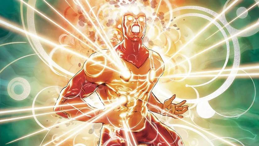 Firestorm expels nuclear energy in DC Comics