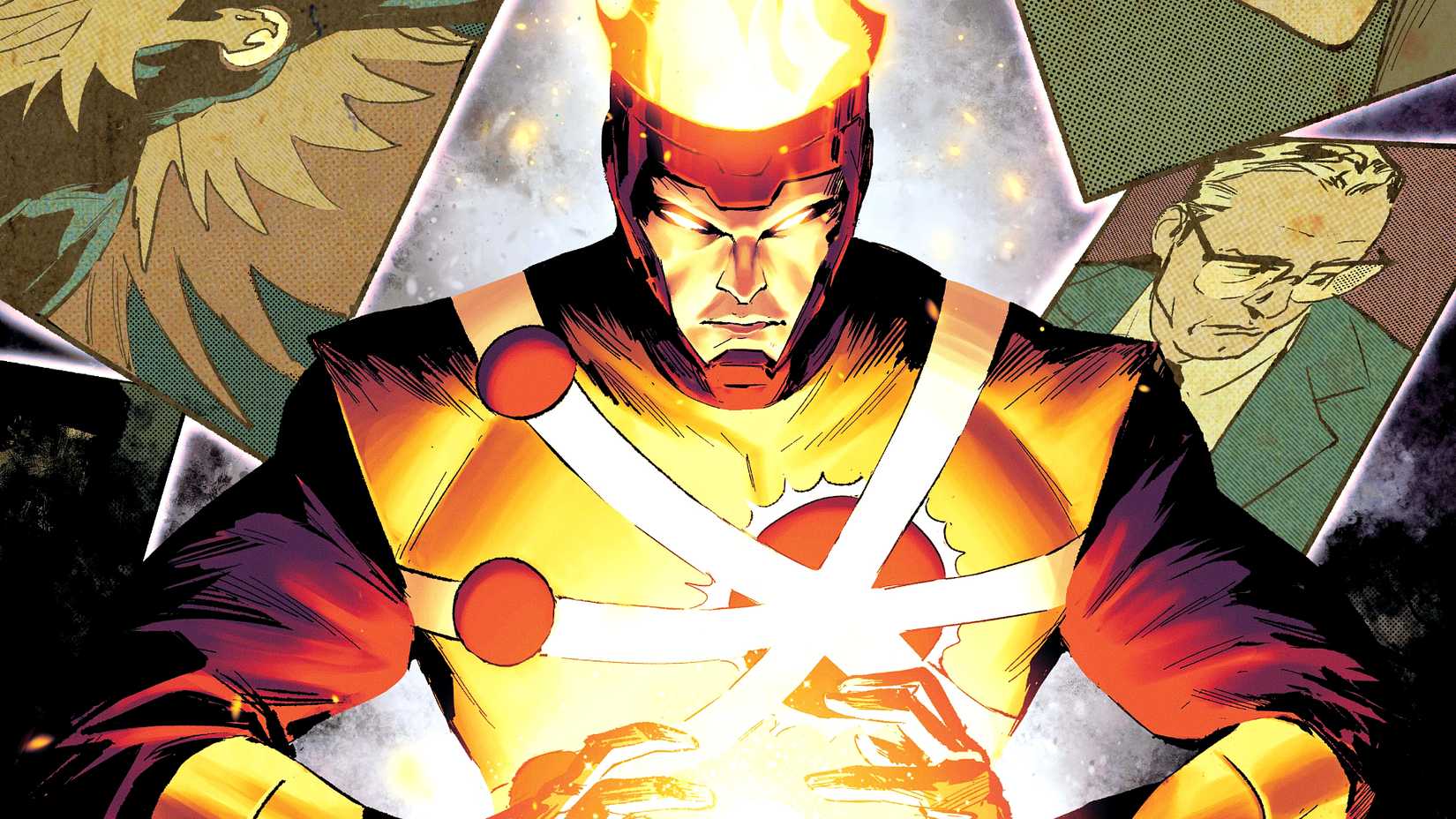 Firestorm gathers energy with his hands in DC Comics
