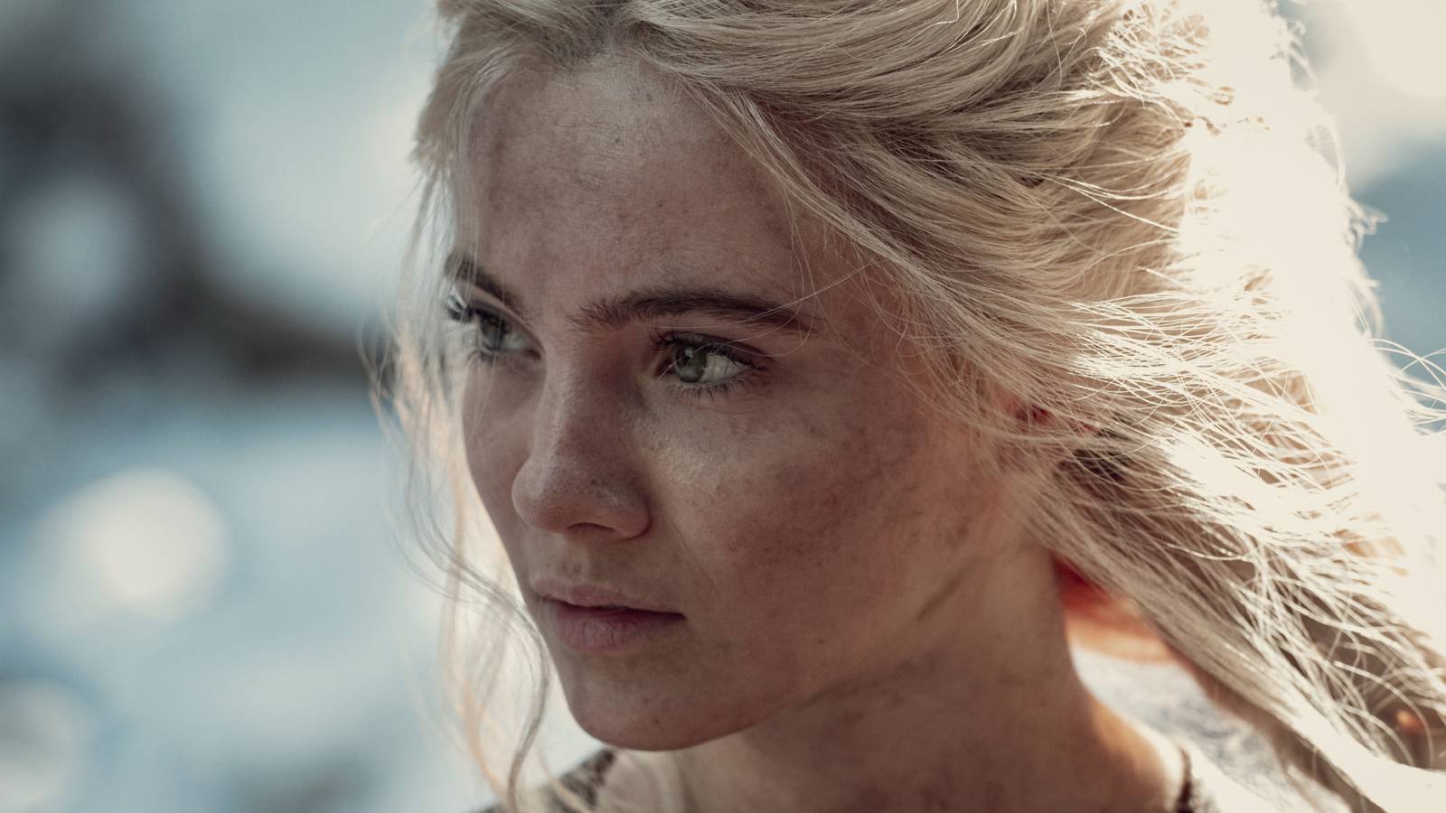 Freya Allan as Princess Cirilla 'Ciri' of Cintra in The Witcher