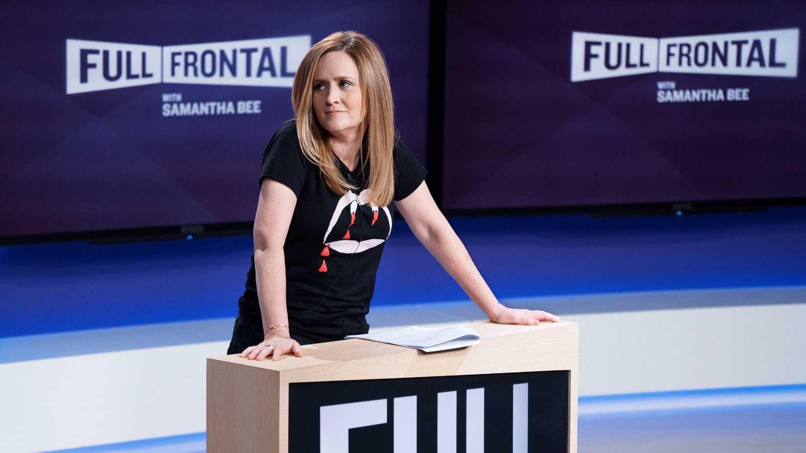 FULL FRONTAL WITH SAMANTHA BEE, host Samantha Bee, (rehearsal, 2016).