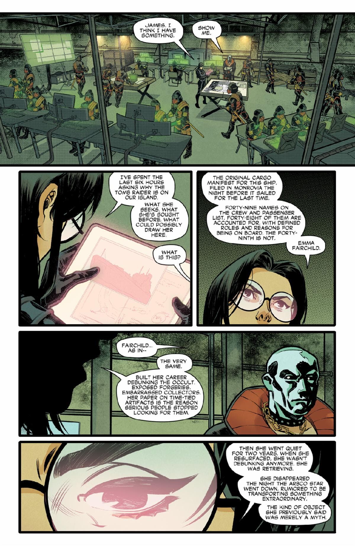 G.I. Joe A Real American Hero Tomb Raider #2 comic Page 1