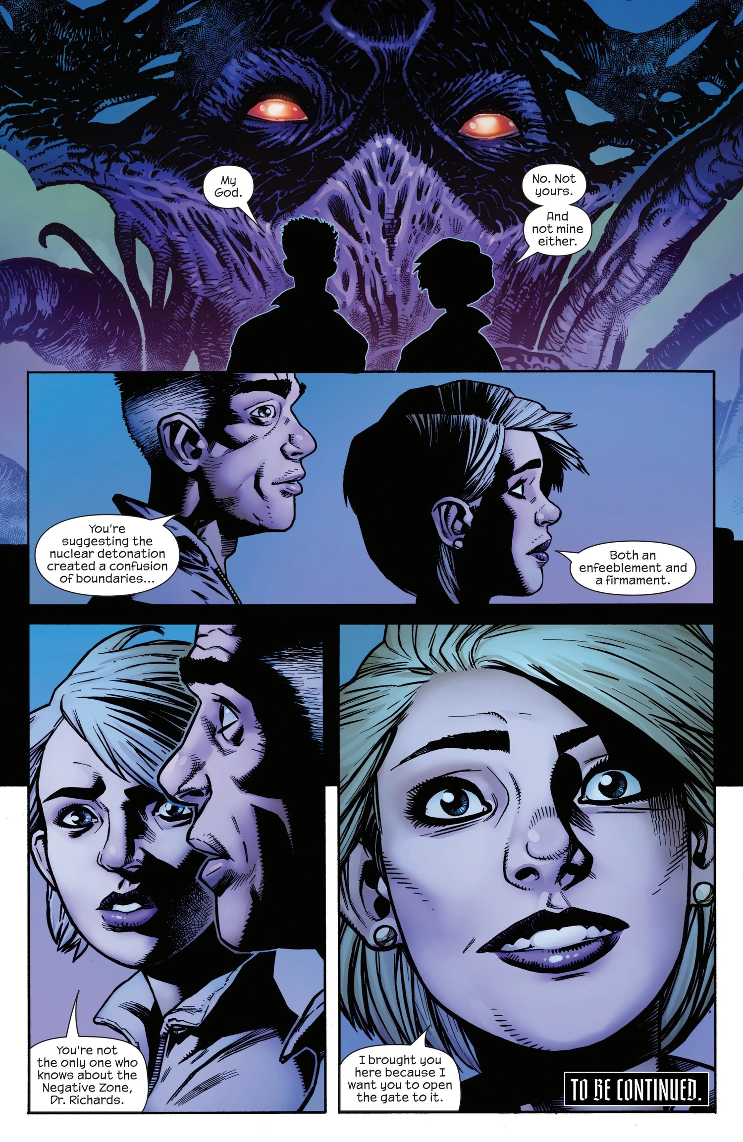Galactus appears in Midnight Fantastic Four #1