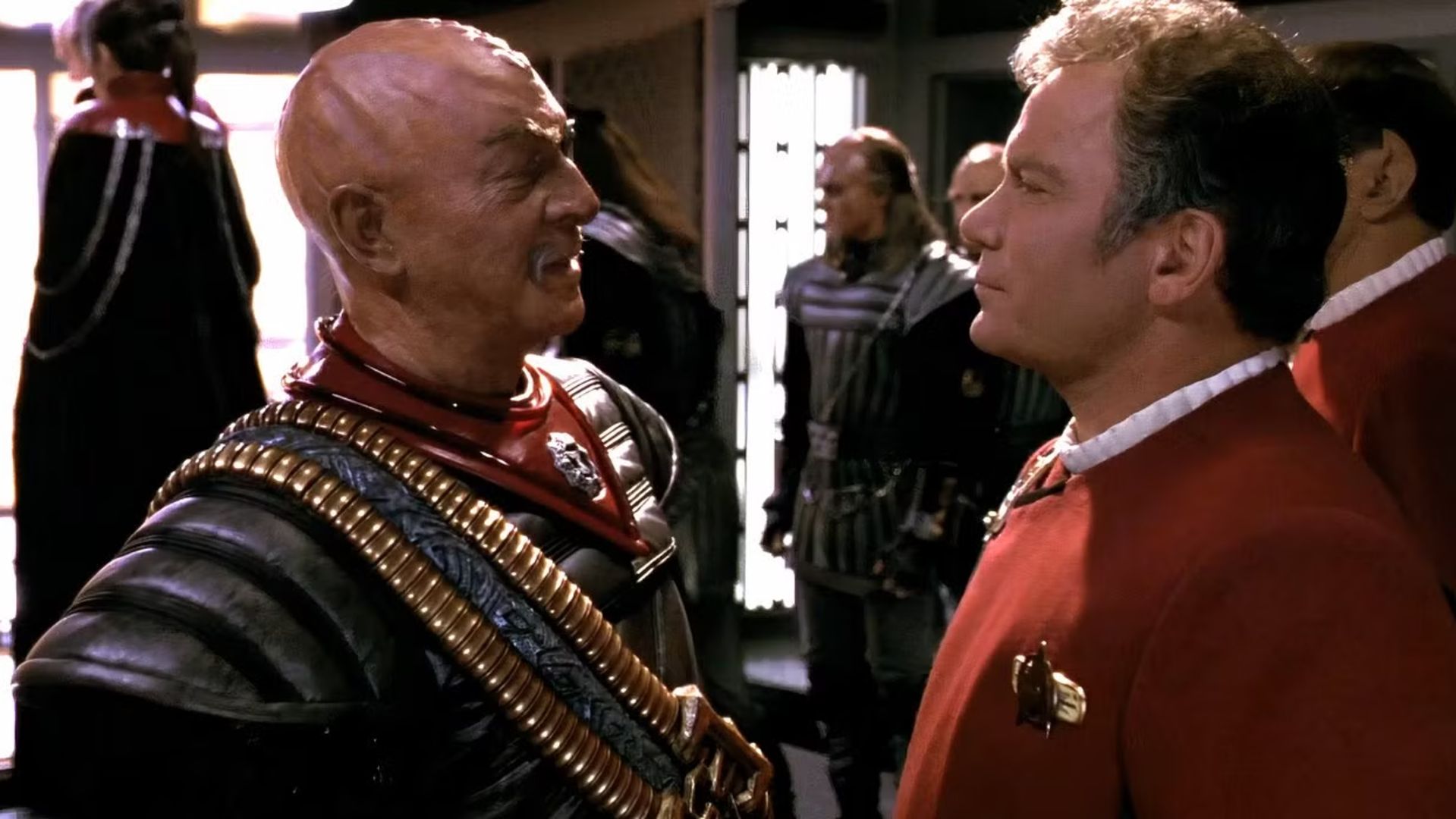 General Chang faces Kirk in Star Trek VI