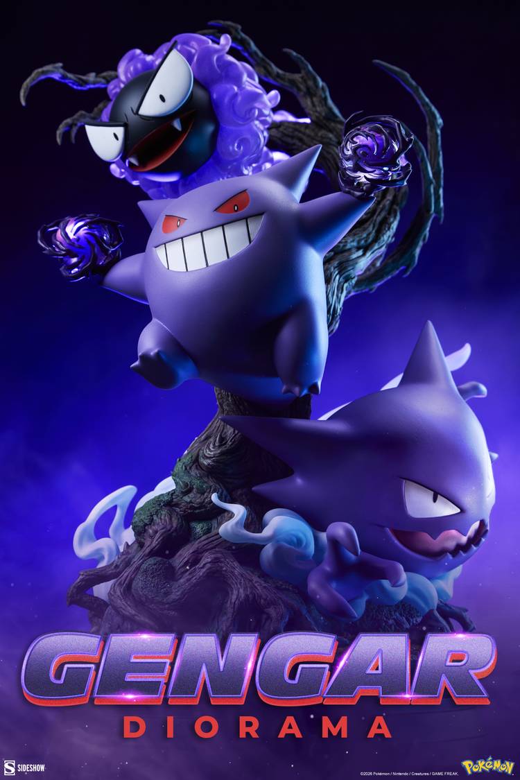Gengar diorama sideshow official reveal