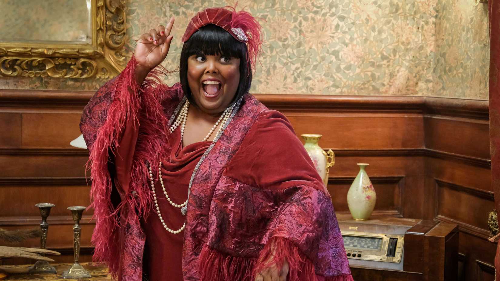 Danielle Pinnock as Alberta Haynes dancing in Ghosts.
