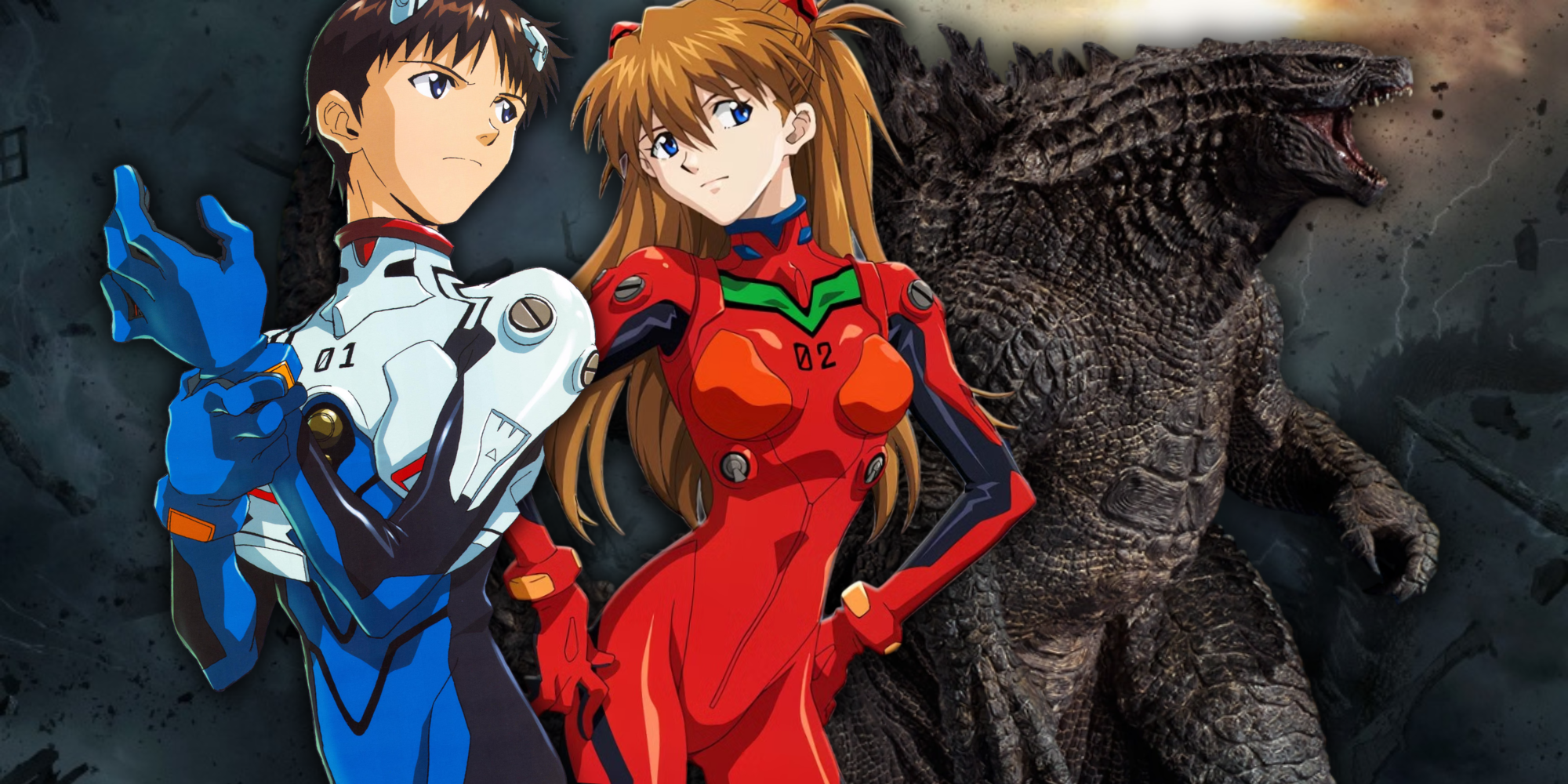 Godzilla Gets Nightmare Evangelion Redesign In Official New Crossover image