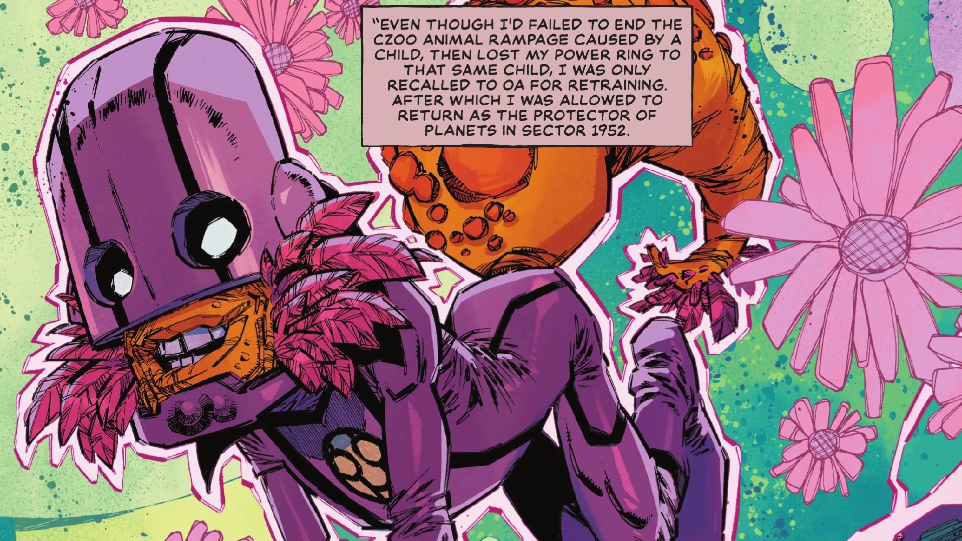 green lantern lore's mauve lantern