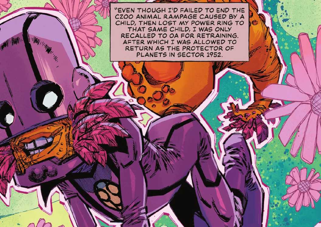 green lantern lore's mauve lantern