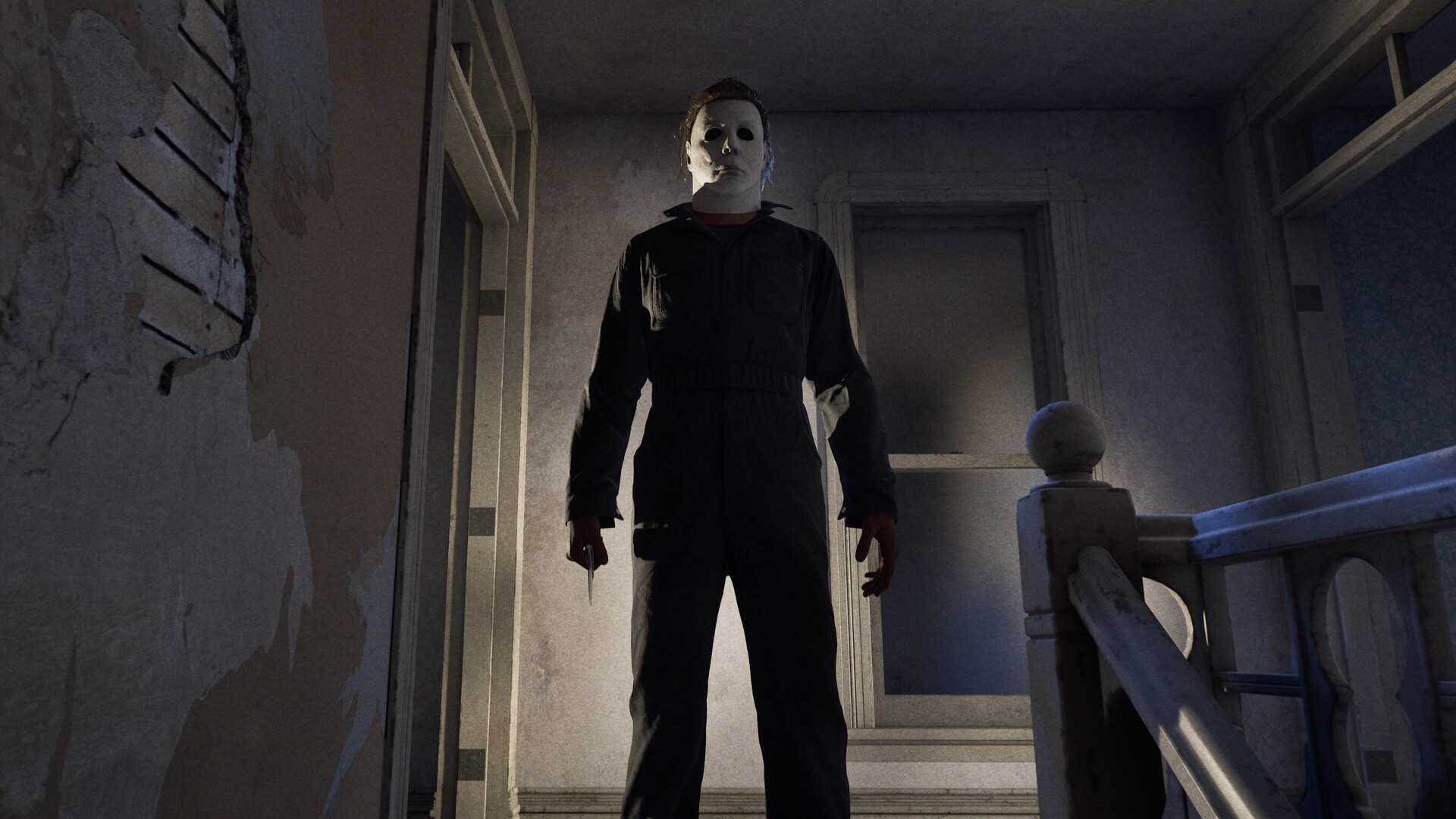 Halloween the game Mike Myers on porch